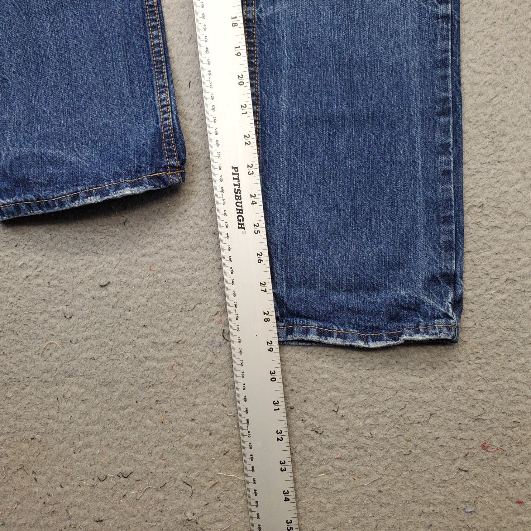 Vintage Aéropostale Jeans Womens 29 Blue Denim Essex Straight 5-Pocket Casual Streetwear Jeans Size 29" - 4 Thumbnail