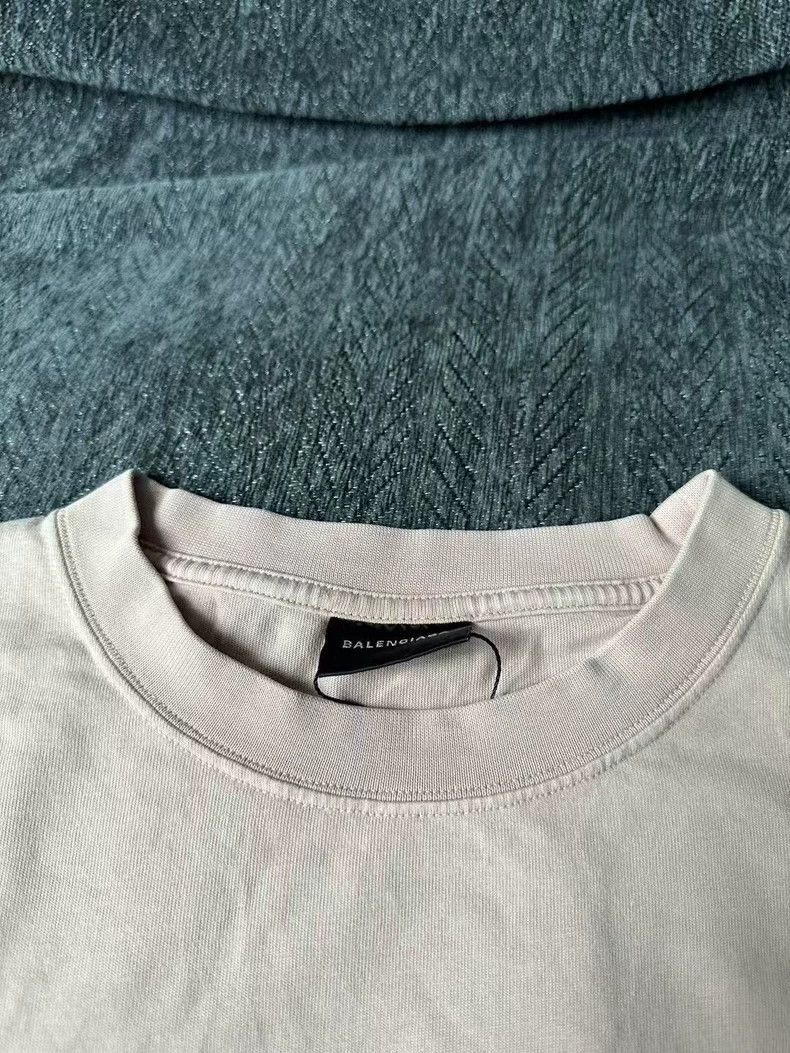 Balenciaga Embroidered Short Sleeve T-Shirt-2506