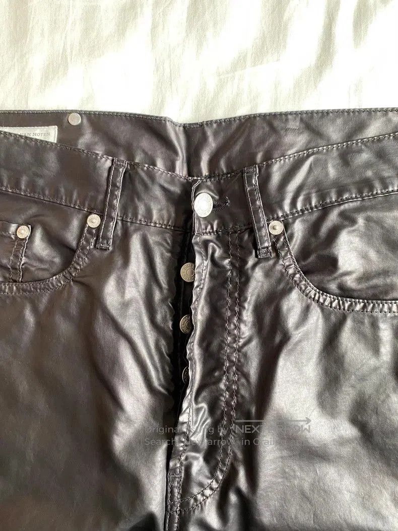 Dries Van Noten Dries Van Noten Faux Leather Pants. Size US 32 / EU 48 - 4 Thumbnail