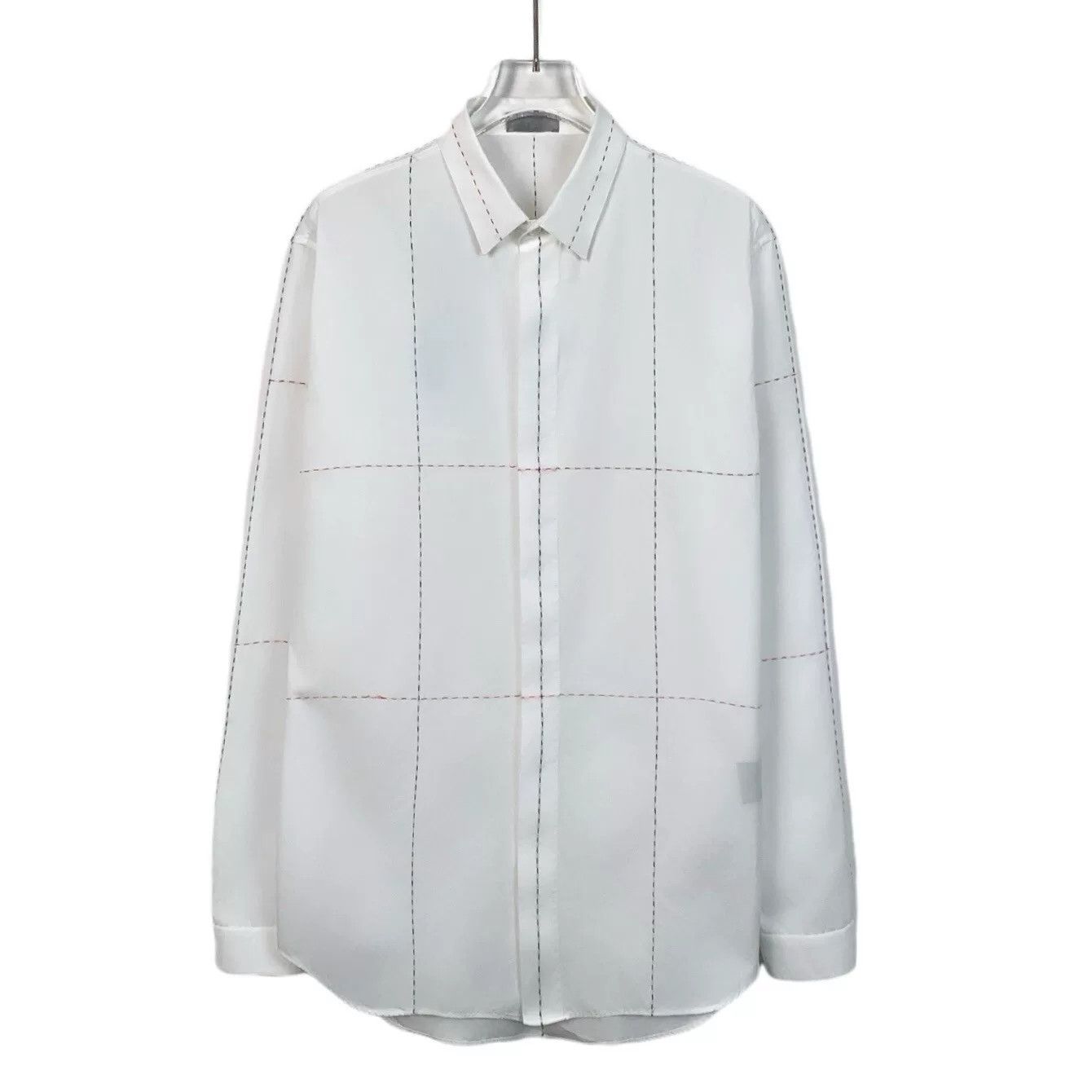Dior white cotton long sleeve shirt by dior Size US M / EU 48-50 / 2 - 1 Thumbnail