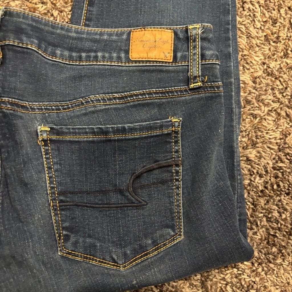 American Eagle Outfitters Women's American Eagle Skinny Jeans Size 32" / US 10 / IT 46 - 2 Thumbnail