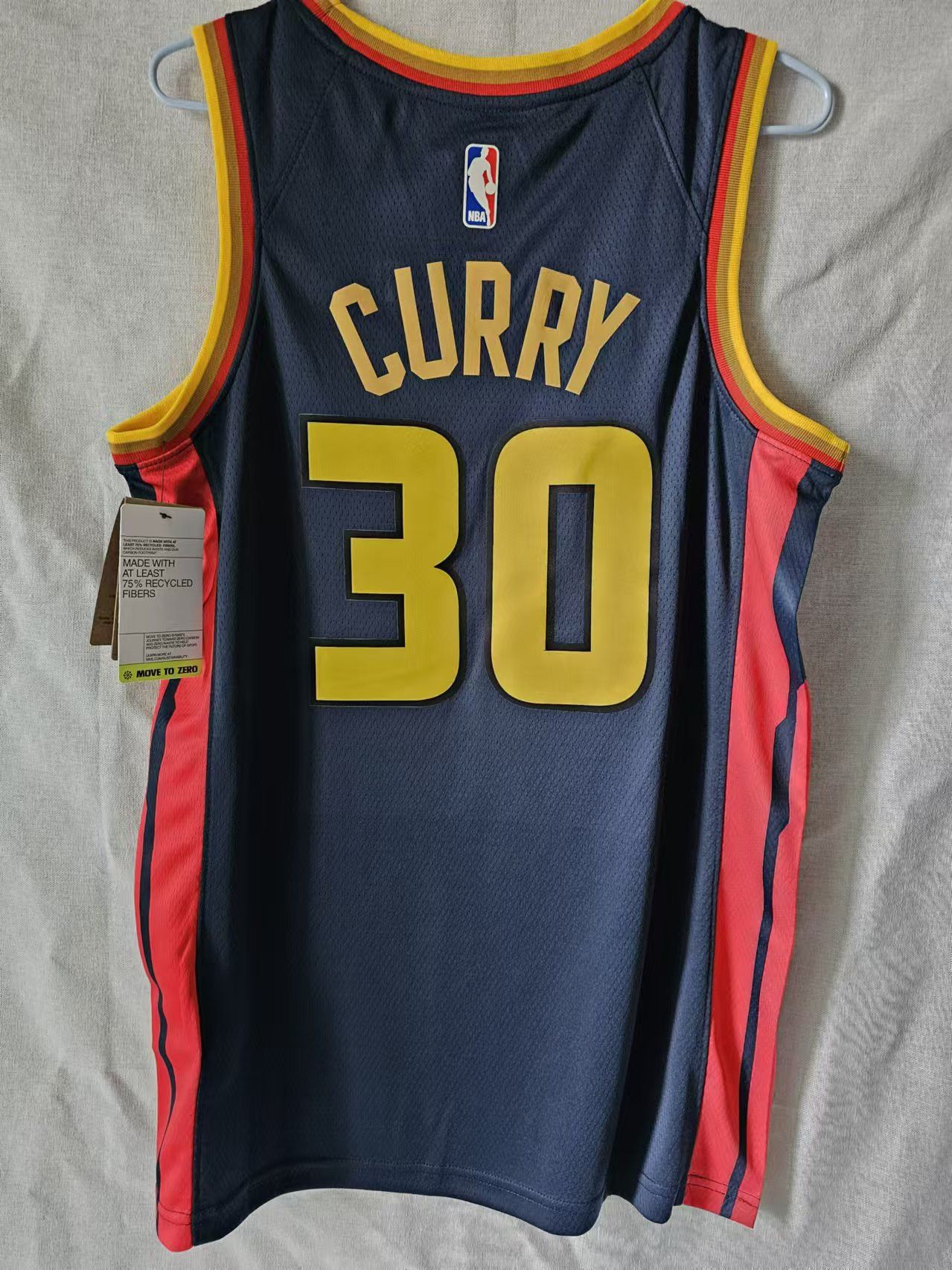 Fashion Nike Stephen Curry Golden State Warriors Year Zero Swingman Jersey XL 52