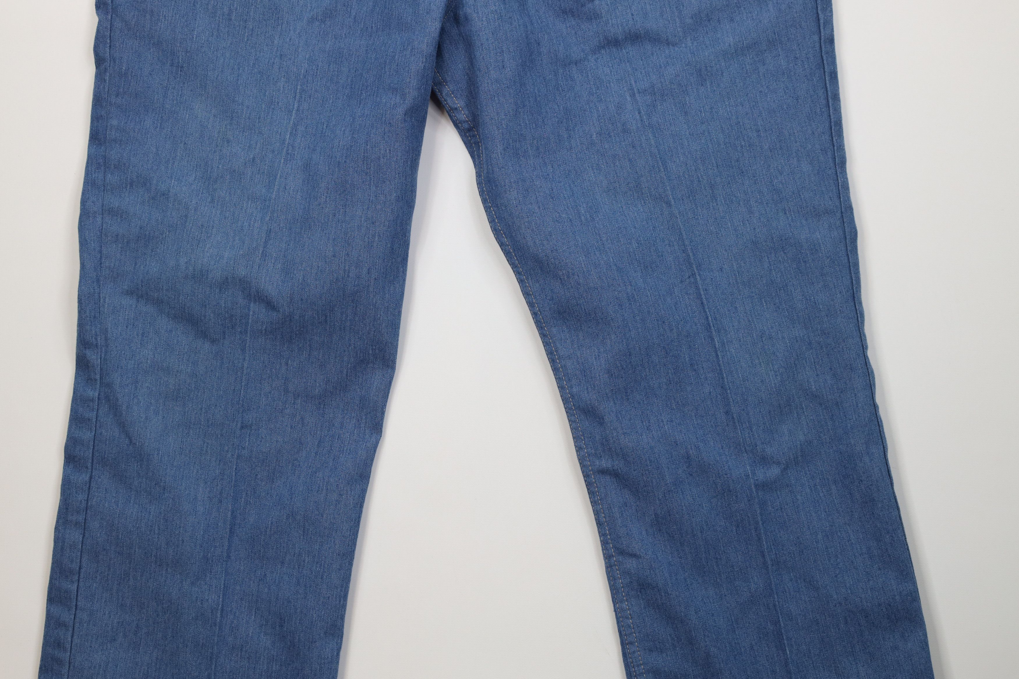 Vintage Vintage 90s Streetwear Flared Wide Leg Denim Jeans Blue Size US 42 / EU 58 - 4 Thumbnail