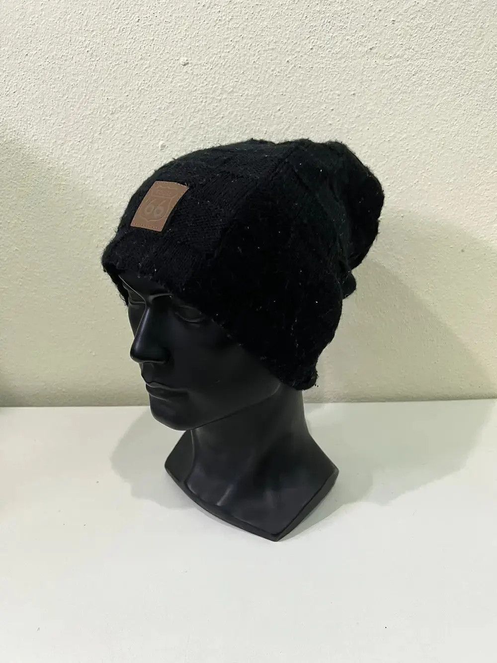 Route 66 Route 66 Distressed Knit Beanie Hat Size ONE SIZE - 4 Thumbnail