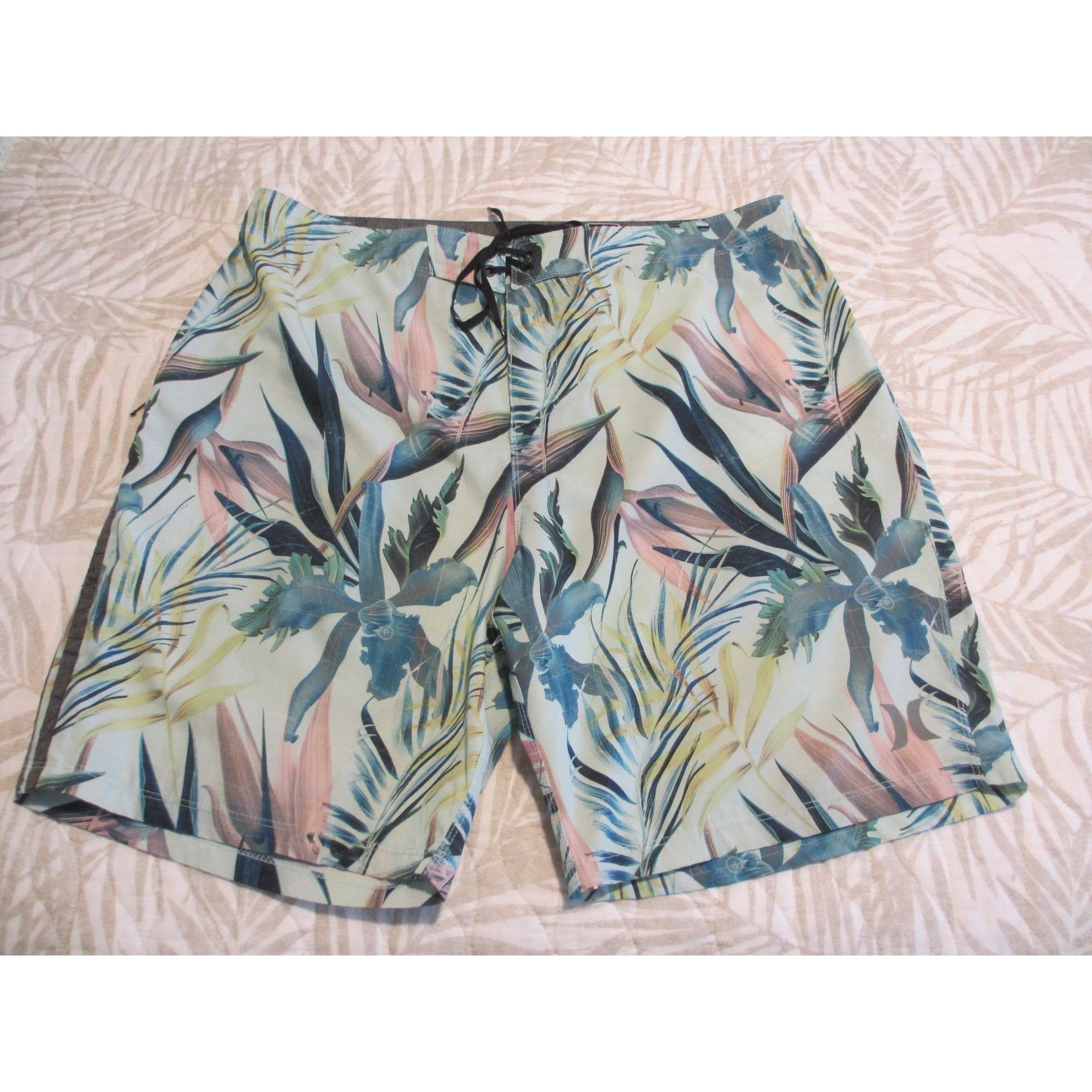 Hurley Hurley Phantom Mens Tropical Print Boardshorts Size 34 Size US 34 / EU 50 - 1 Thumbnail