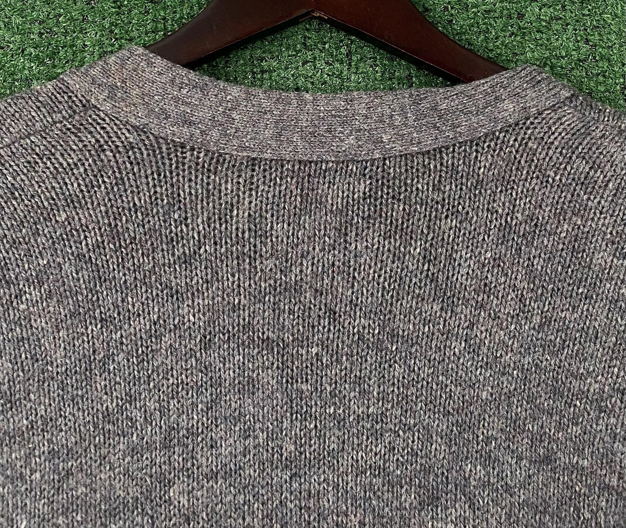 Jantzen 80’s Jantzen 100% Wool Dark Grey Cardigan Sweater Large Size US L / EU 52-54 / 3 - 6 Thumbnail