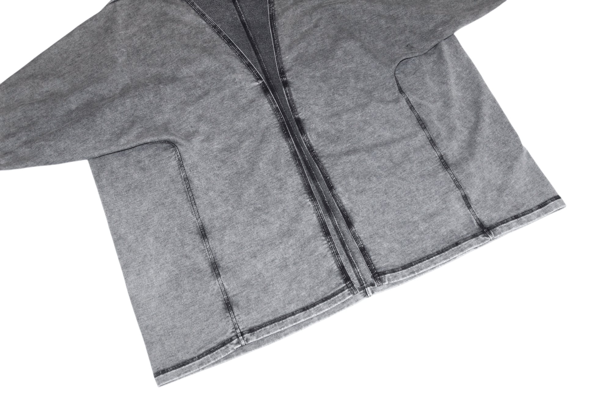 DRYKORN DRYKORN Charcoral Garments Dyed Poly Cotton Baggy Kimono Size US S / EU 44-46 / 1 - 10 Thumbnail