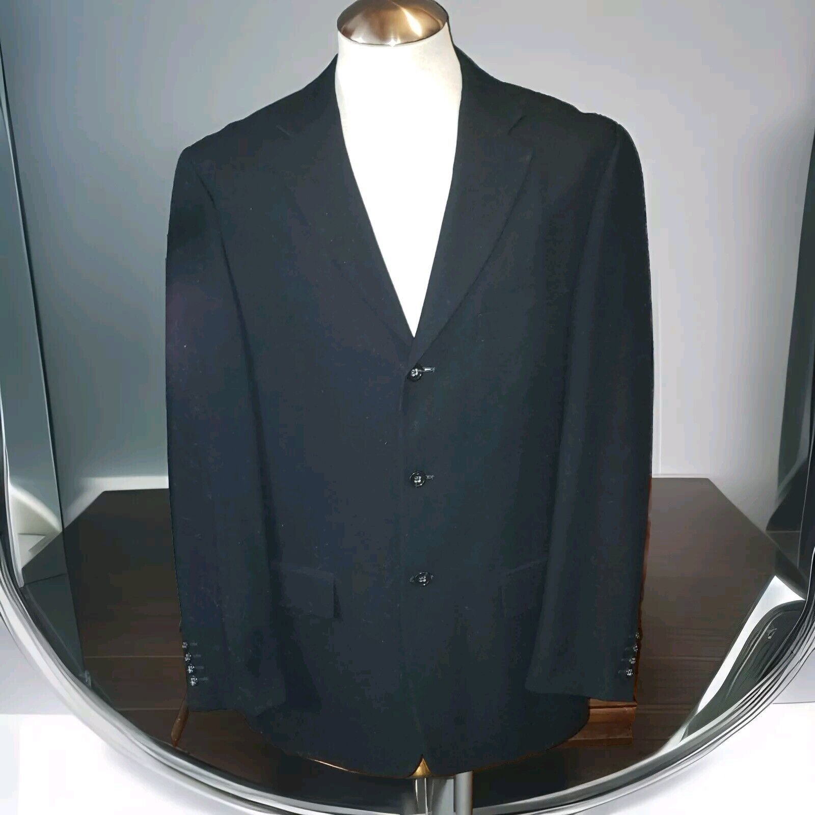 Banana Republic BANANA REPUBLIC Italian blazer Jacket Men's Size 44 L Black Size 44L - 1 Thumbnail