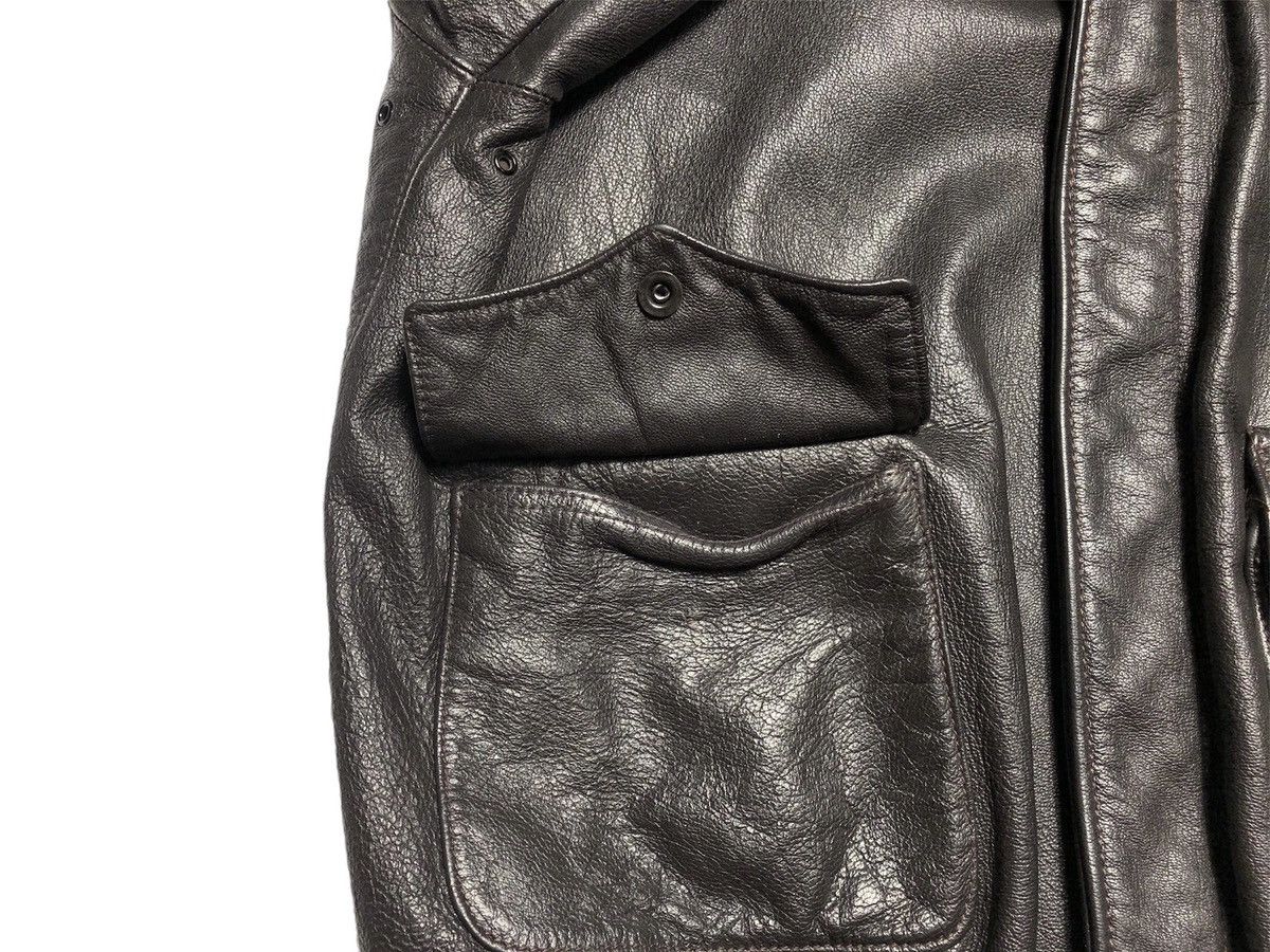 Other Vintage US A-2 army flyers leather jacket Size US M / EU 48-50 / 2 - 7 Thumbnail