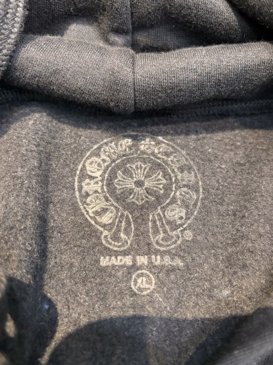 Chrome Hearts CHROME HEARTS Fleece Zip Hoodie BLACK Size US XL / EU 56 / 4 - 13 Thumbnail