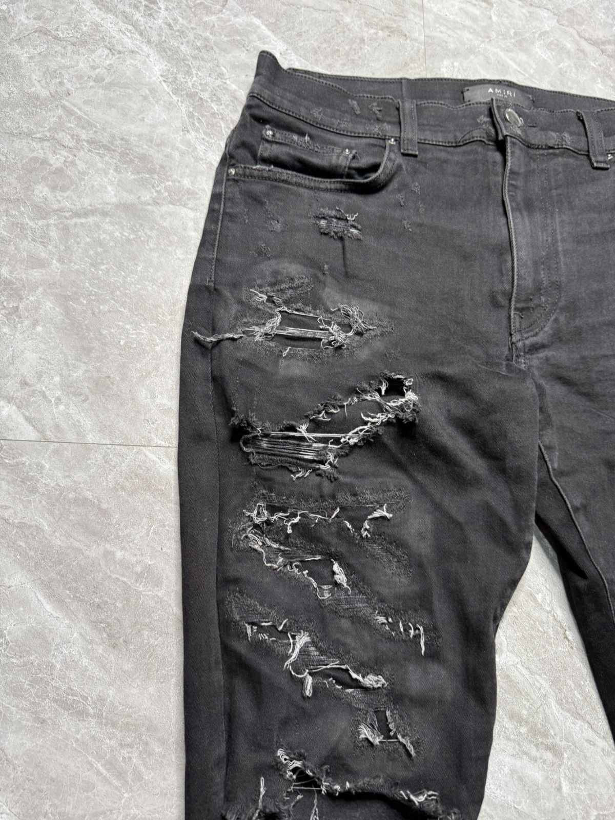 Amiri Amiri MX1 Distressed Jeans Size US 32 / EU 48 - 4 Thumbnail