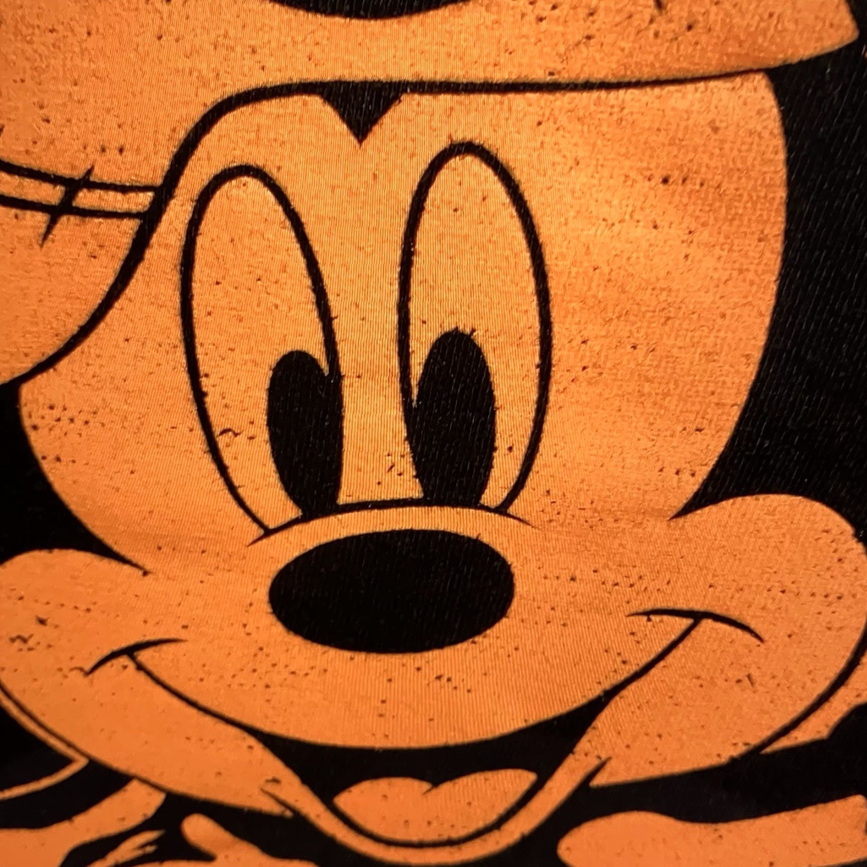 Disney VINTAGE Disney Mickey Mouse Halloween T-Shirt Men 2XL Cotton Short Sleeve Black Orange Graphic Retro Size US XXL / EU 58 / 5 - 6 Thumbnail