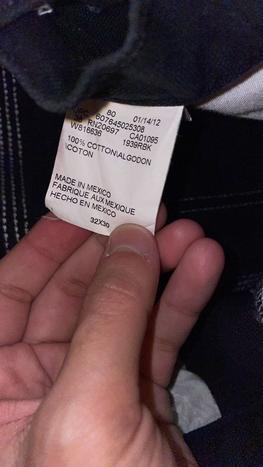 Dickies × Vintage Vintage Dickies USA Hype Black Y2K Baggy Cargo Pants Size US 32 / EU 48 - 3 Thumbnail