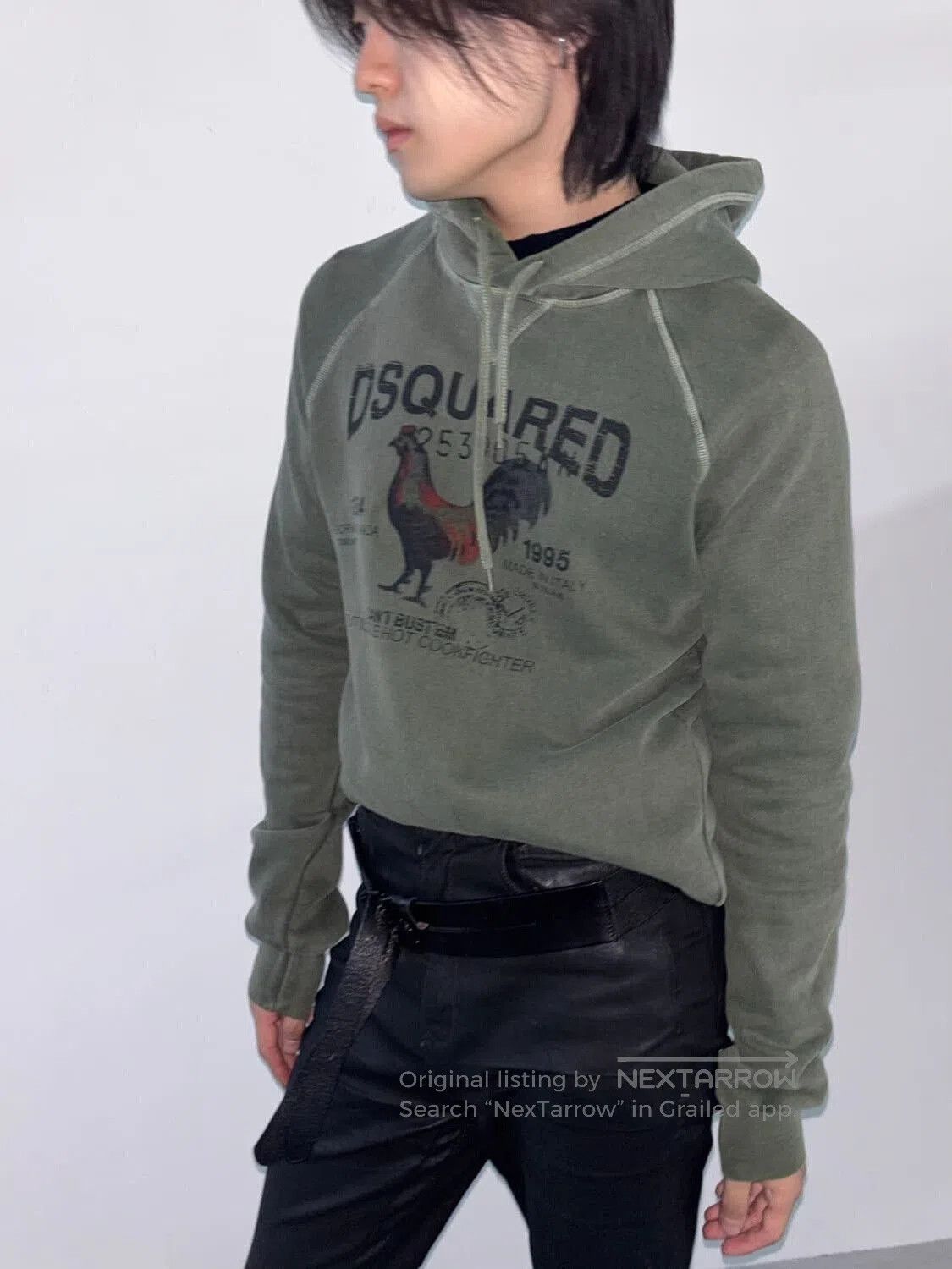 Dsquared2 DSquared Vintage Graffiti Hoodie. Size US M / EU 48-50 / 2 - 1 Thumbnail