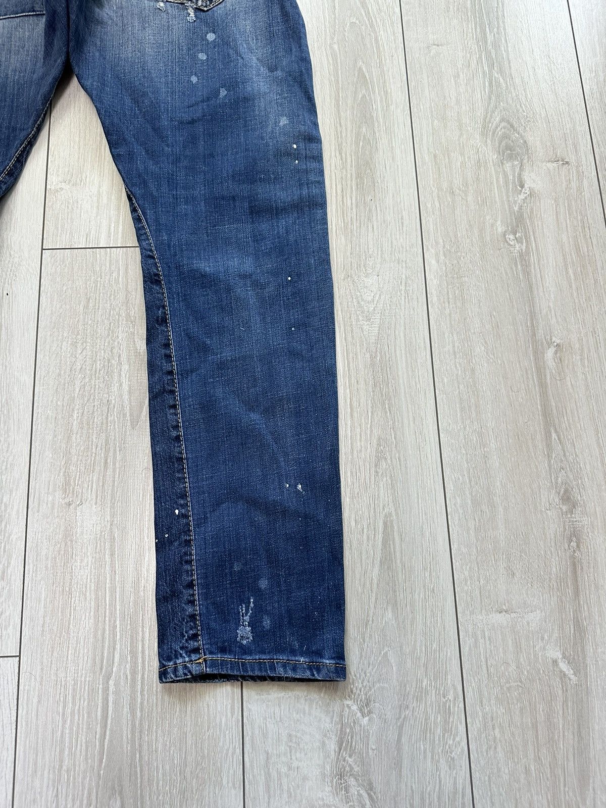 Dsquared2 Dsquared2 Sexy Twist Distressed Denim Jeans Pants (A031) Size US 34 / EU 50 - 19 Thumbnail