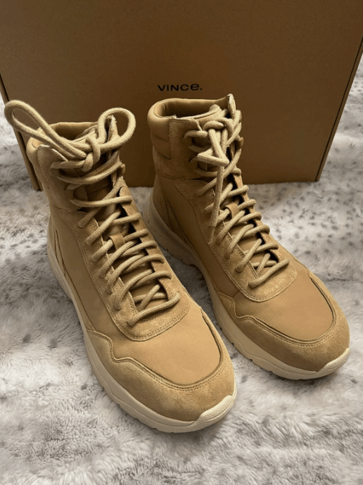 Vince VINCE ELVIO Men's Utilitarian Suede Lug Boots Size US 9 / EU 42 - 5 Thumbnail