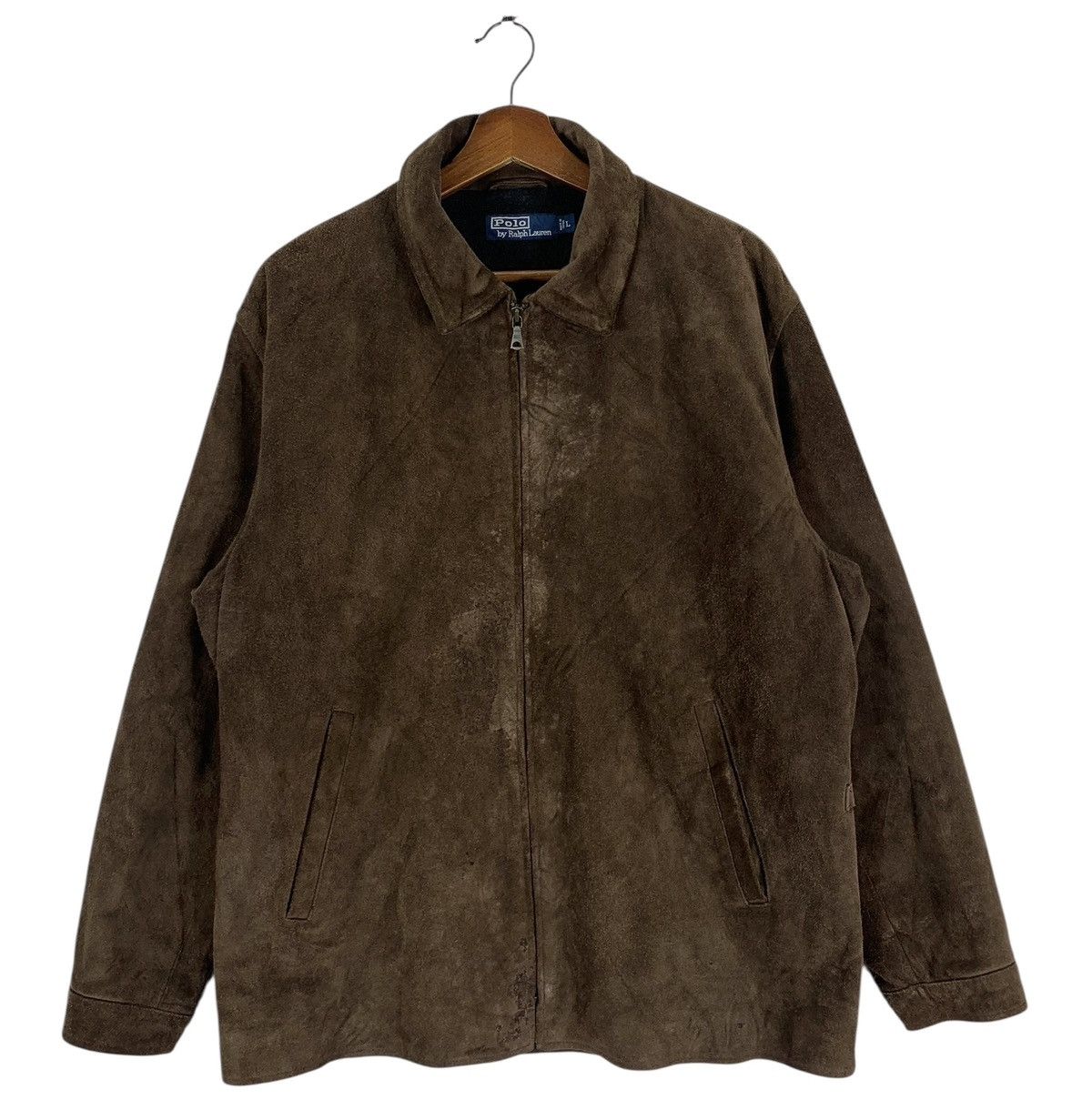 Polo Ralph Lauren VINTAGE 90s POLO RALPH LAUREN SUEDE LEATHER JACKET Size US L / EU 52-54 / 3 - 2 Thumbnail