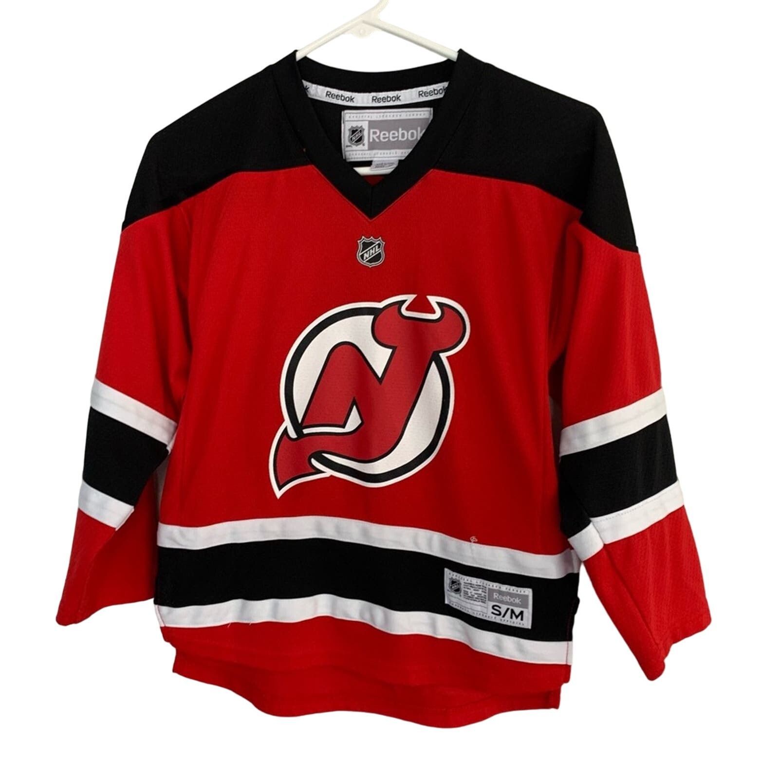 Reebok AUTHENTIC NEW JERSEY DEVILS ZACH PARISE YOUTH JERSEY SZ S/M Size US XXS / EU 40 - 1 Thumbnail