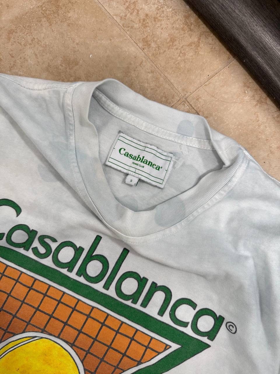 Casablanca Casablanca Tennis Club Icon T-Shirt Printed White/Grey S Size US S / EU 44-46 / 1 - 2 Thumbnail