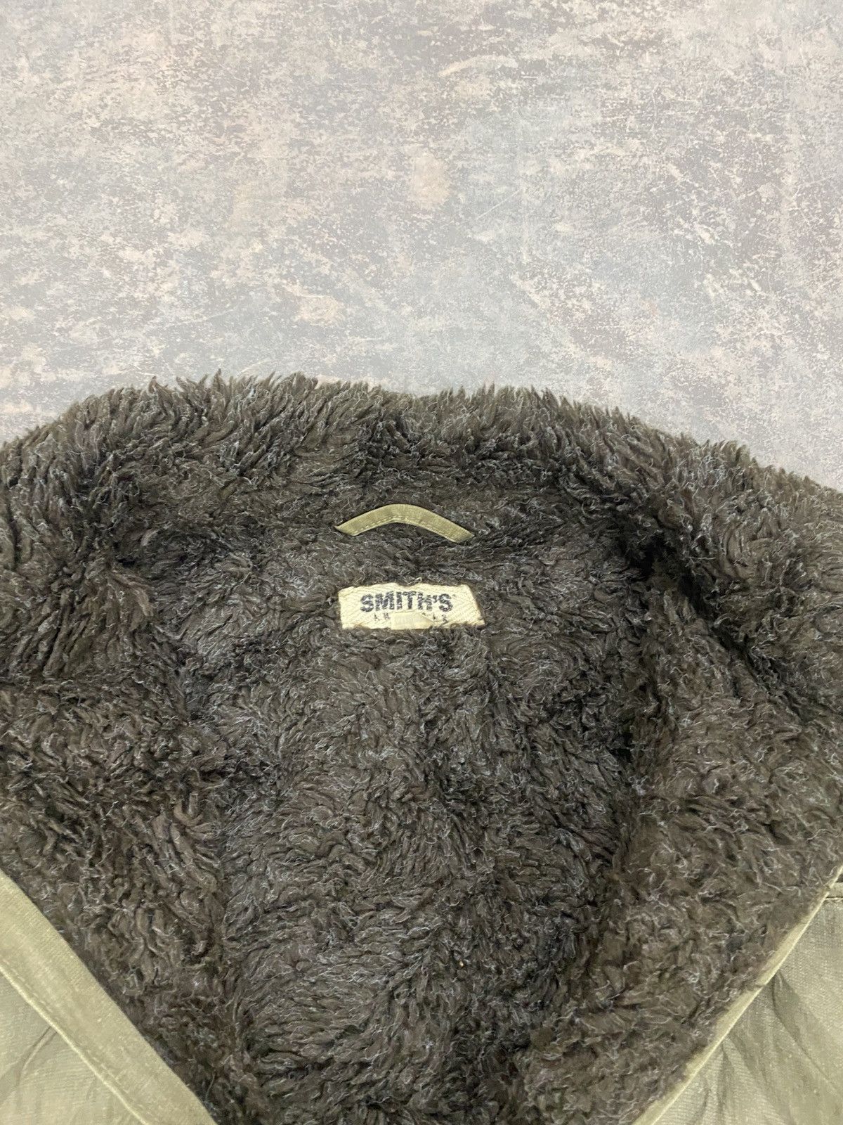 Vintage SMITH’S DETROIT FLEECE LEATHER STRAP JACKET ZIPPER WINTER Size US M / EU 48-50 / 2 - 10 Thumbnail