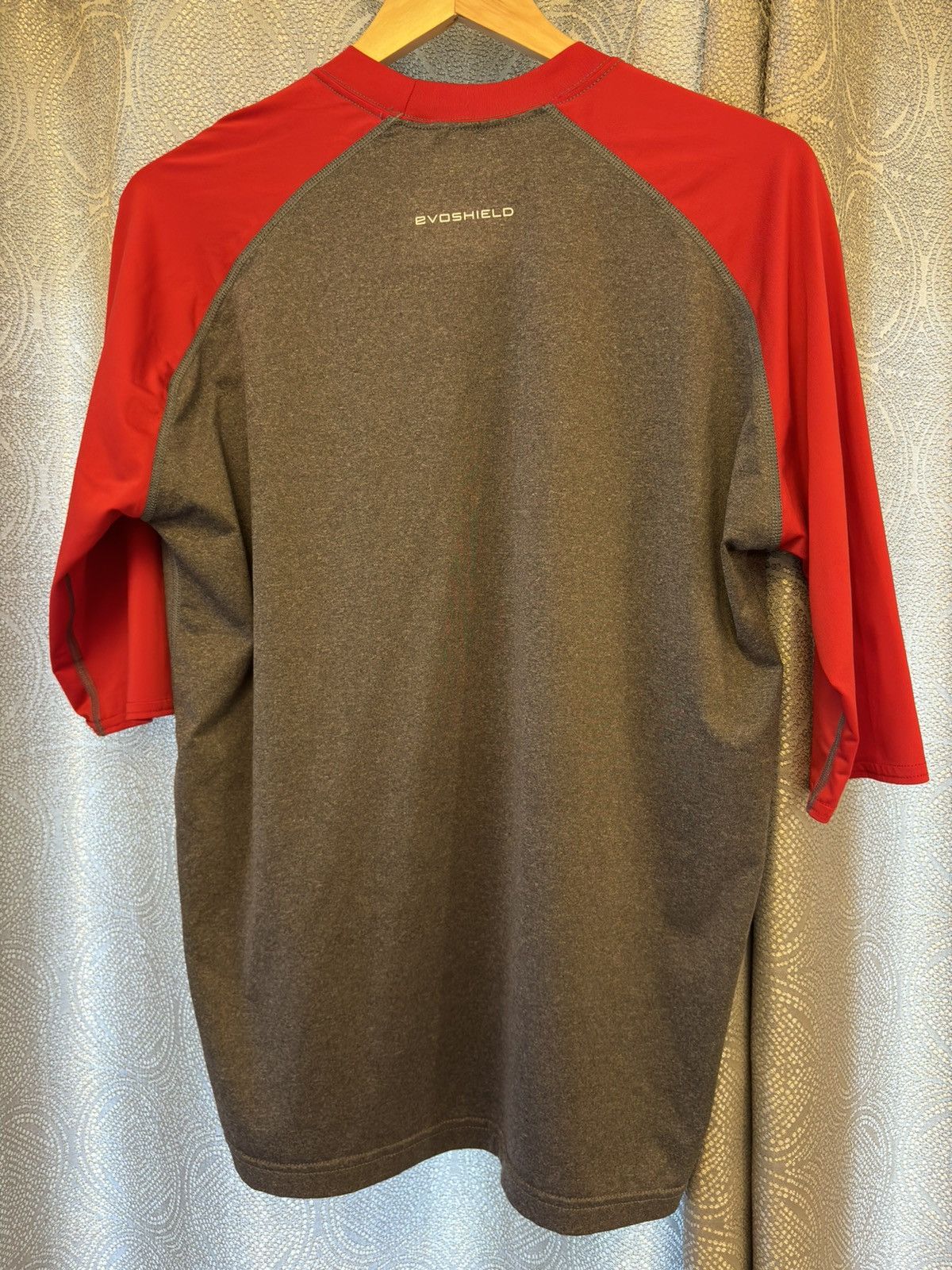 MLB Evoshield Red 3/4 Sleeve Athletic T-Shirt (Tee) Size US S / EU 44-46 / 1 - 2 Thumbnail
