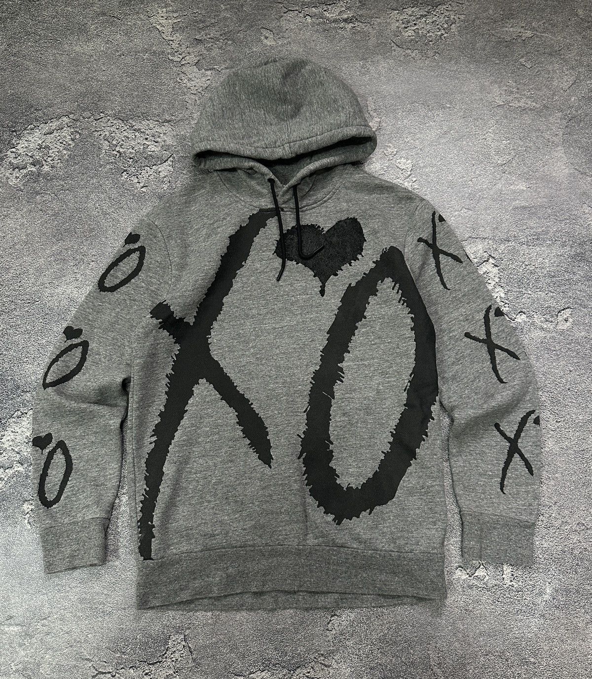 XO The Weekend XO Big Logo Gray Hoodie x H&M Size XS Size US XS / EU 42 / 0 - 1 Thumbnail