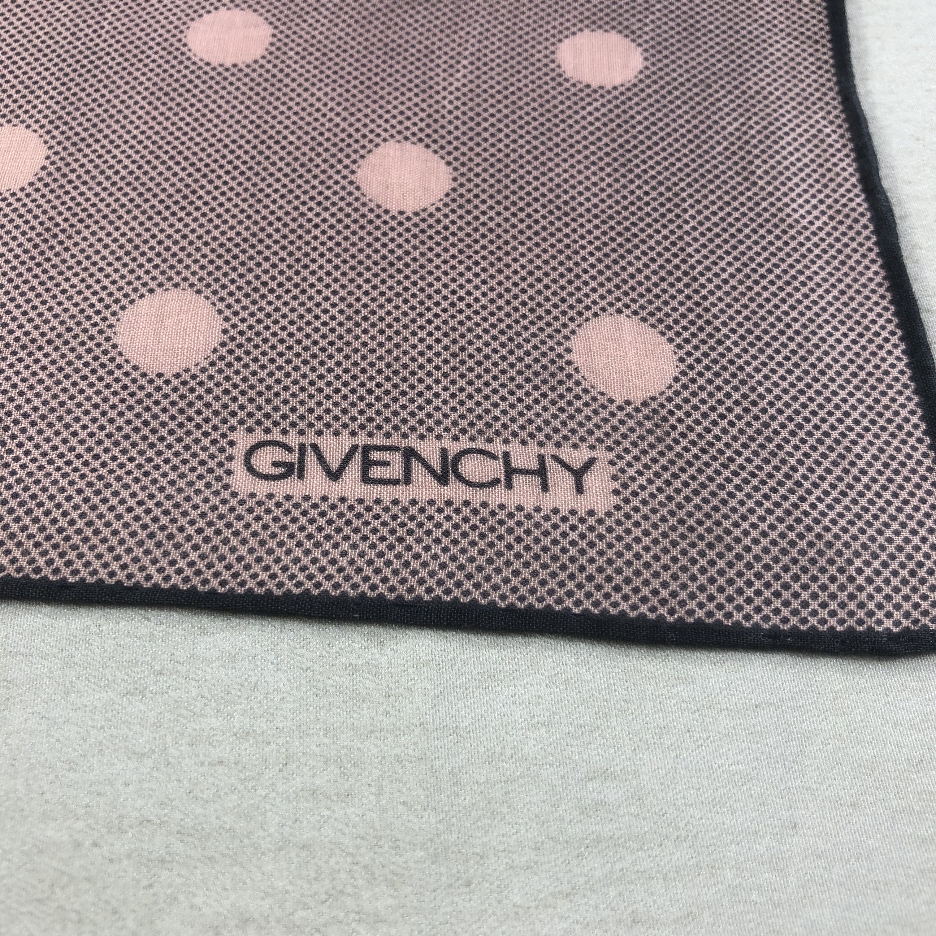 Givenchy Givenchy Hand Rolled Handkerchief Neckerchief Bandana H2296 Size ONE SIZE - 4 Thumbnail