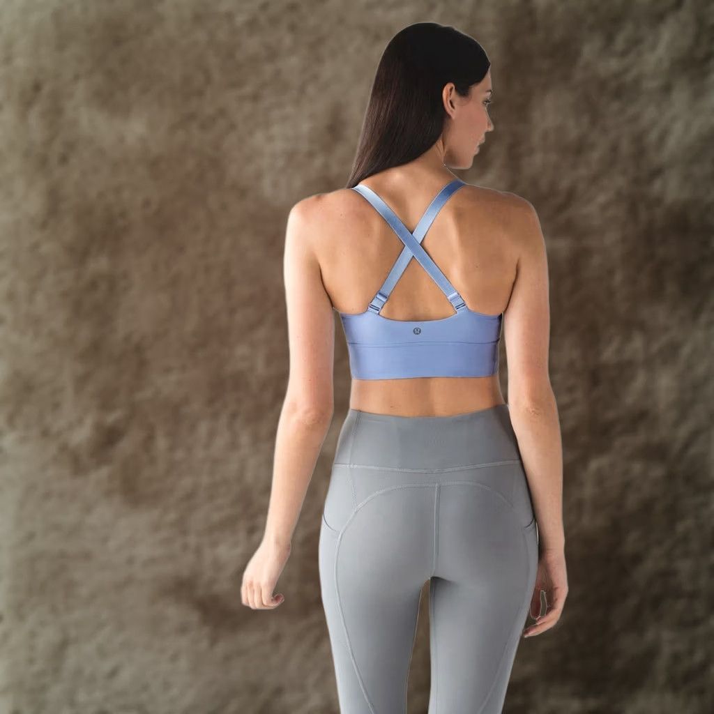 Lululemon Lululemon Both Ways Bra Lavender Dusk Women’s Size 2 Adjustable Straps W2ABTS Sports Bra Reg Blue Purple Size ONE SIZE - 1 Thumbnail