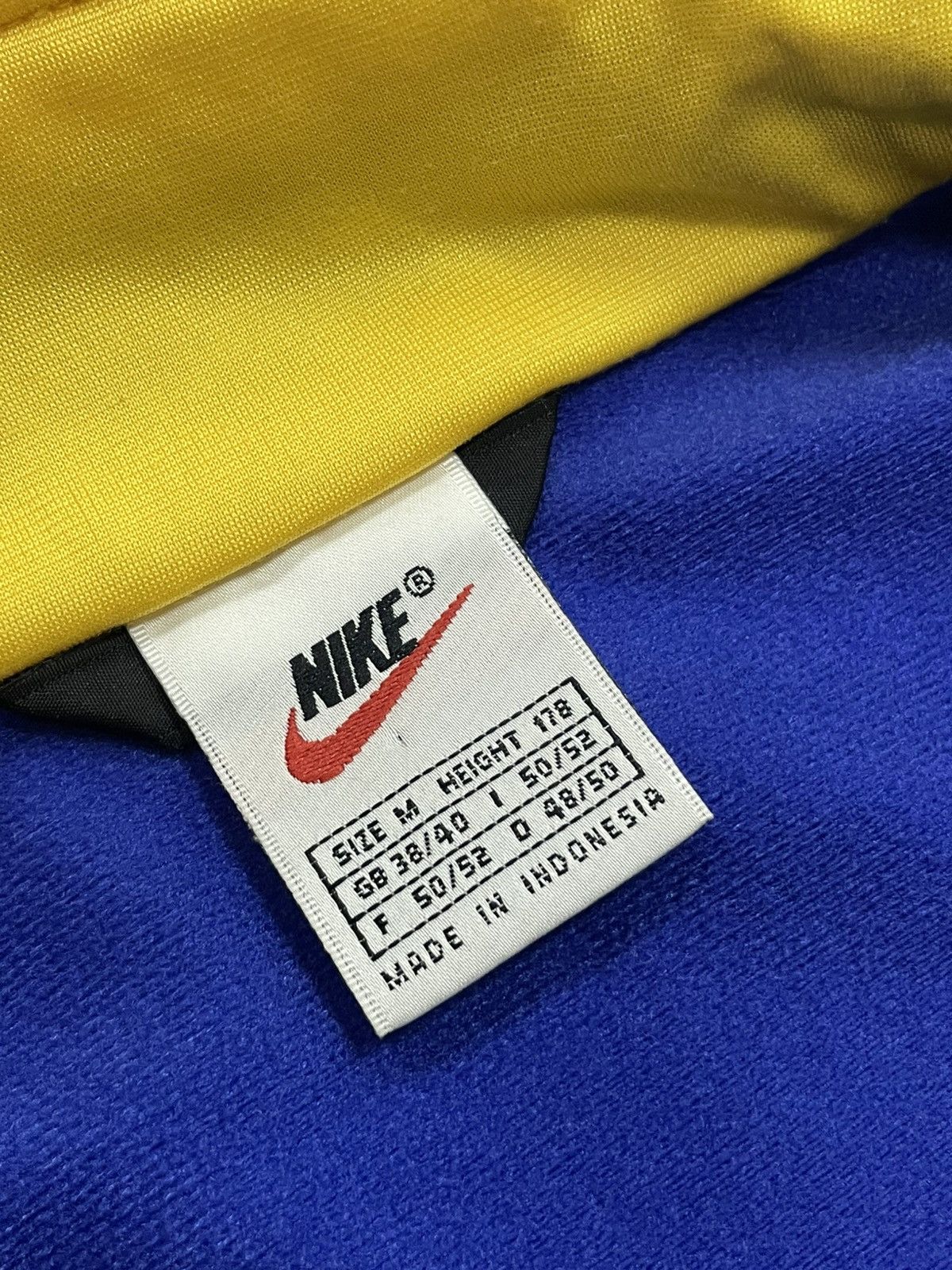 Nike Vintage Nike Big Swoosh Cotton Track Jacket Size US M / EU 48-50 / 2 - 7 Thumbnail