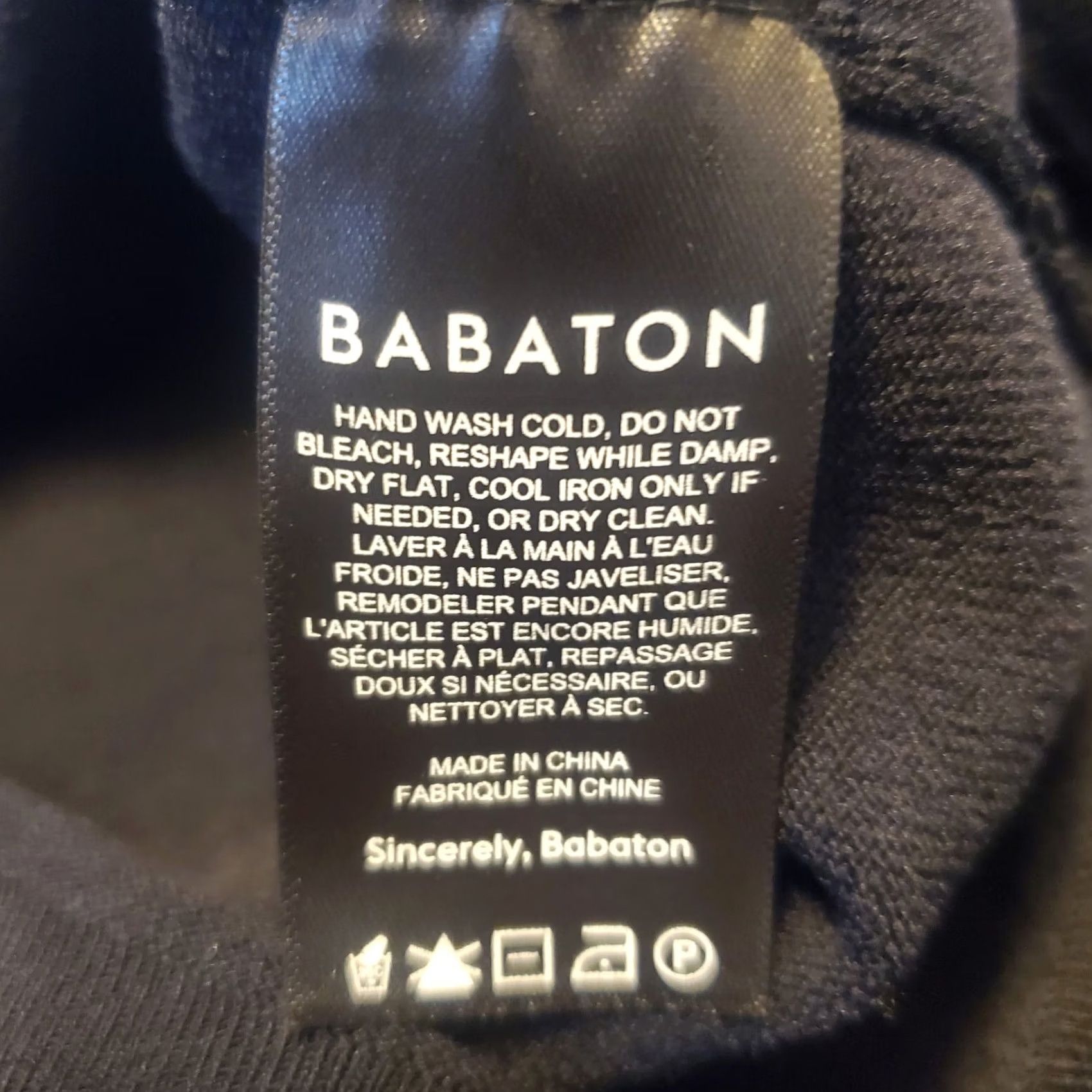 Aritzia Aritzia Babaton Crop Top Womens Sz XS Black Sculpted Long Sleeve Ballet Minimalist Size XS / US 0-2 / IT 36-38 - 7 Thumbnail