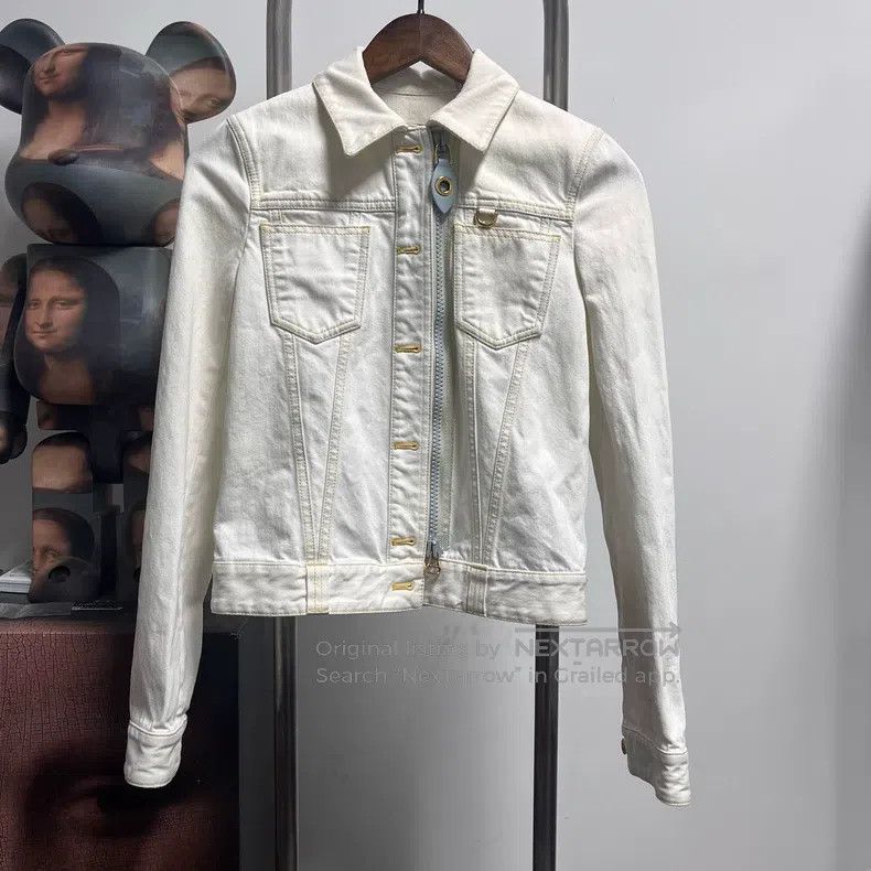 Louis Vuitton Louis Vuitton Zippered denim jacket Size XXS / US 00 / IT 34 - 1 Thumbnail