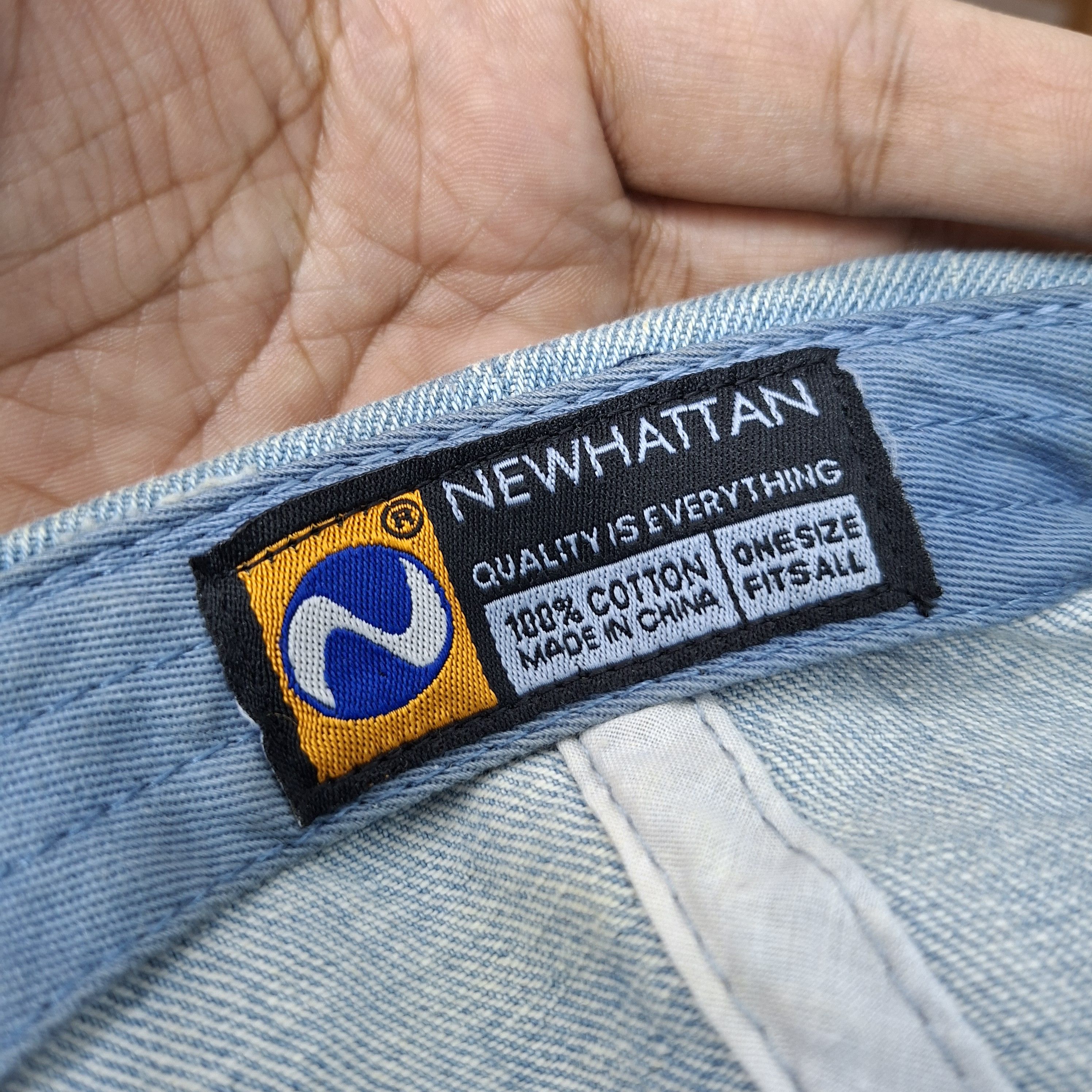 Japanese Brand 💥Newhattan washer denim cap Size ONE SIZE - 4 Thumbnail