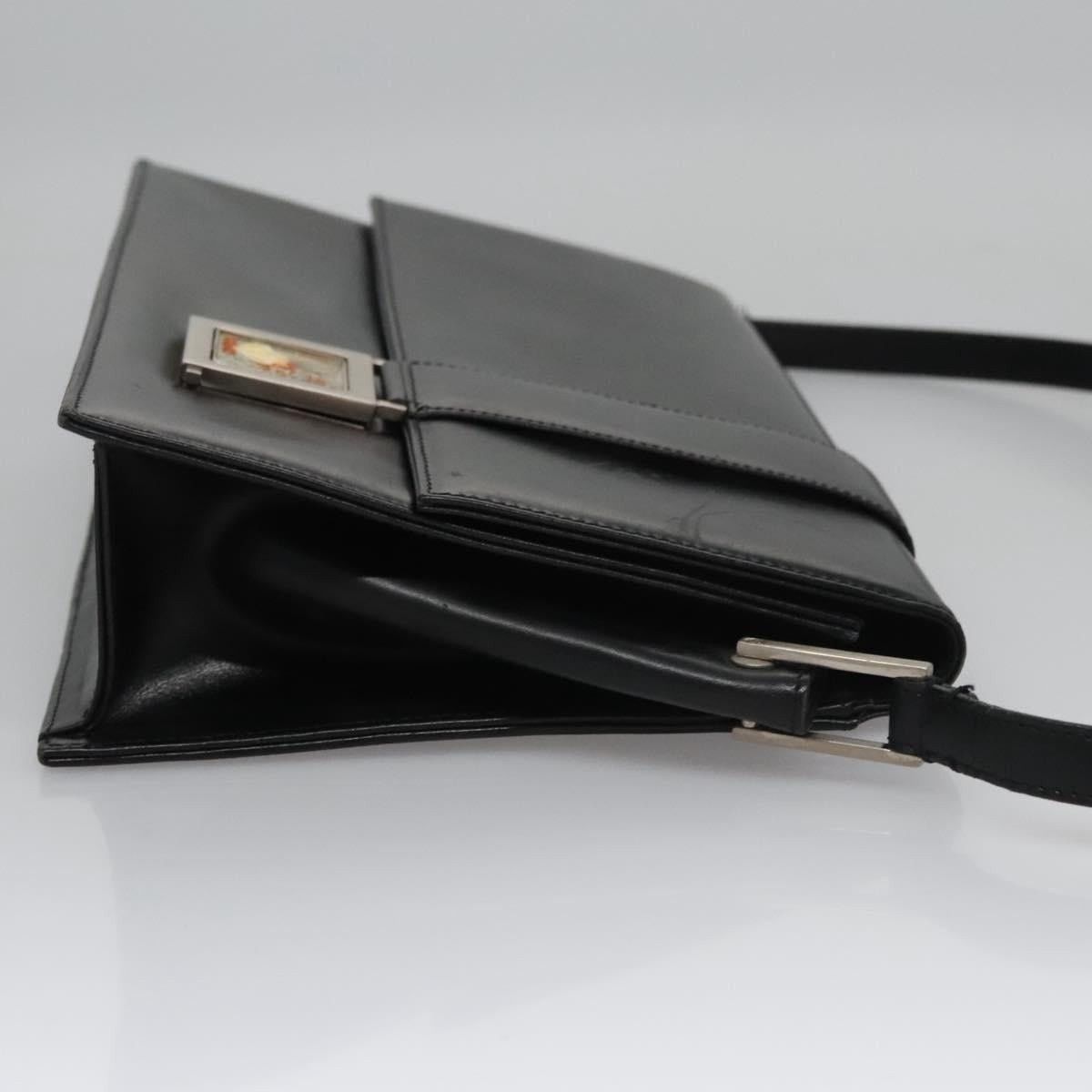 Versace Versace Leather Medusa Shoulder Bag Black Size ONE SIZE - 5 Thumbnail