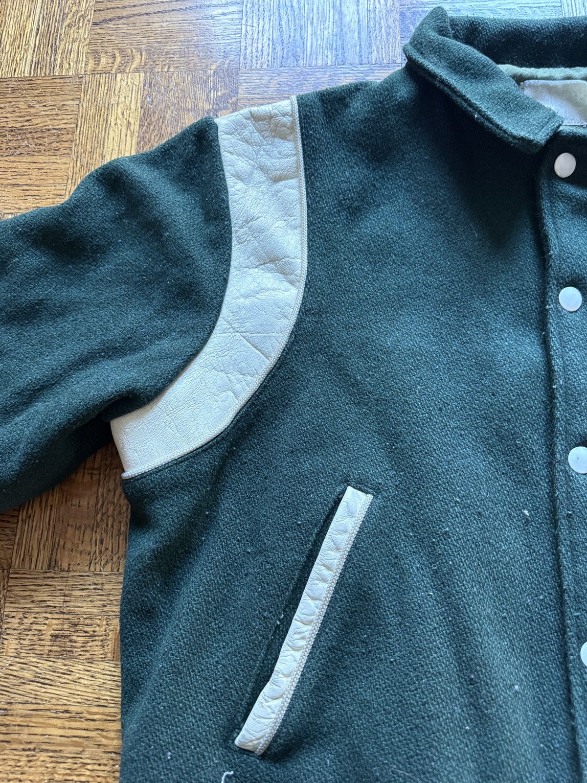 Vintage Vintage 60s Chain Stitched High School Varsity Jacket Size US S / EU 44-46 / 1 - 7 Thumbnail