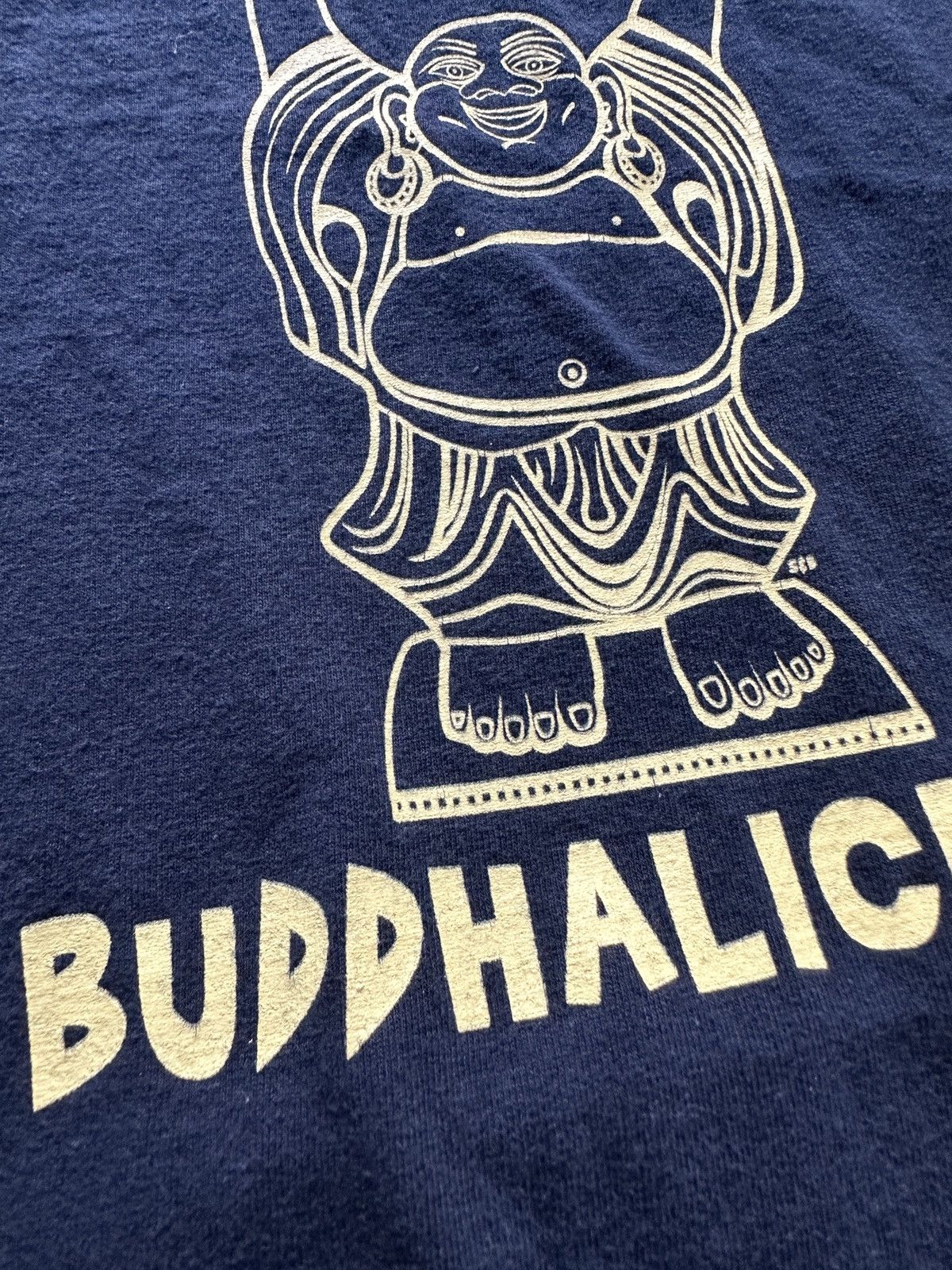 Japanese Brand Vintage Y2K Buddhalicious Graphic Long Sleeve Tee Size US XL / EU 56 / 4 - 4 Thumbnail