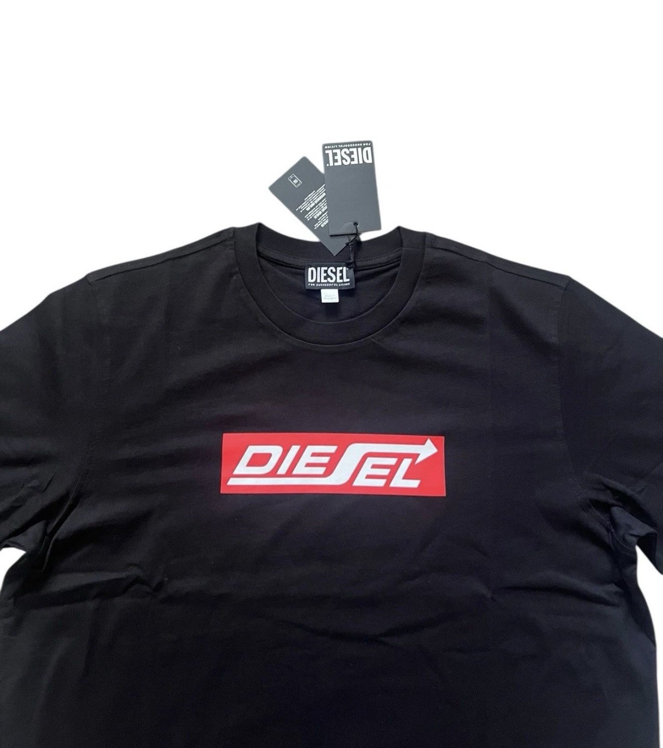 Diesel Diesel T-Just Off Box Logo T-Shirt $80 Black Size M Size US M / EU 48-50 / 2 - 2 Thumbnail