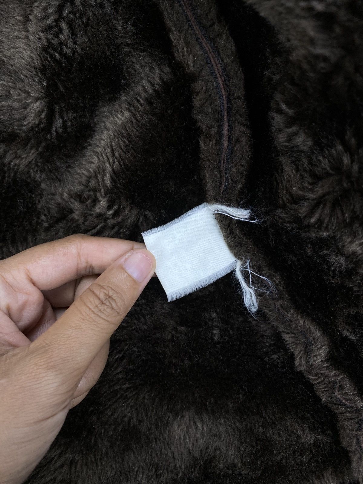 Japanese Brand Vintage Roushatte Faux Fur Lining Leather Suede Jacket Size US M / EU 48-50 / 2 - 10 Thumbnail