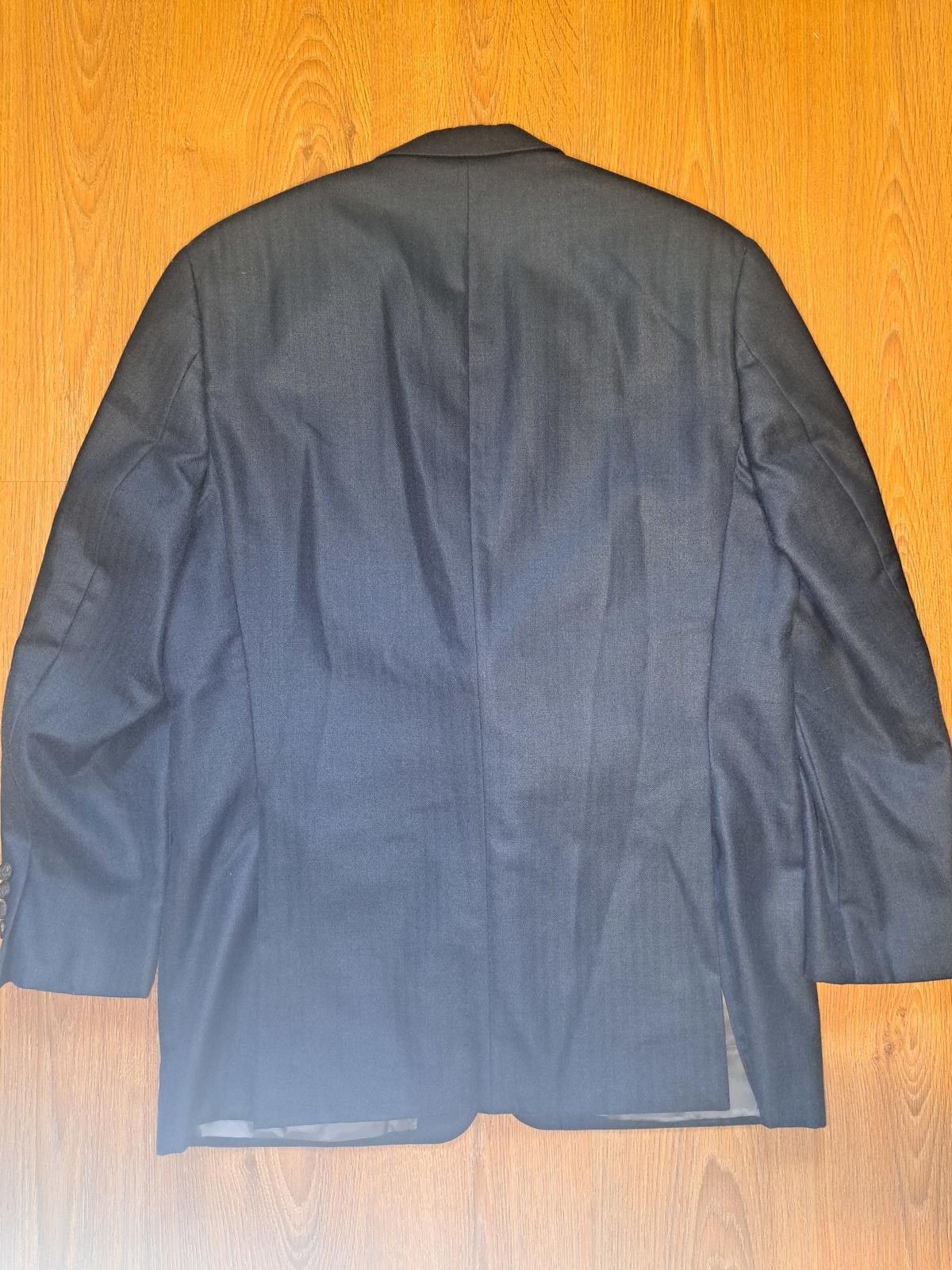 Polo Ralph Lauren Ralph Lauren Sport Coat 43L Long Navy Silk Wool Herringbone Size 40R - 10 Thumbnail