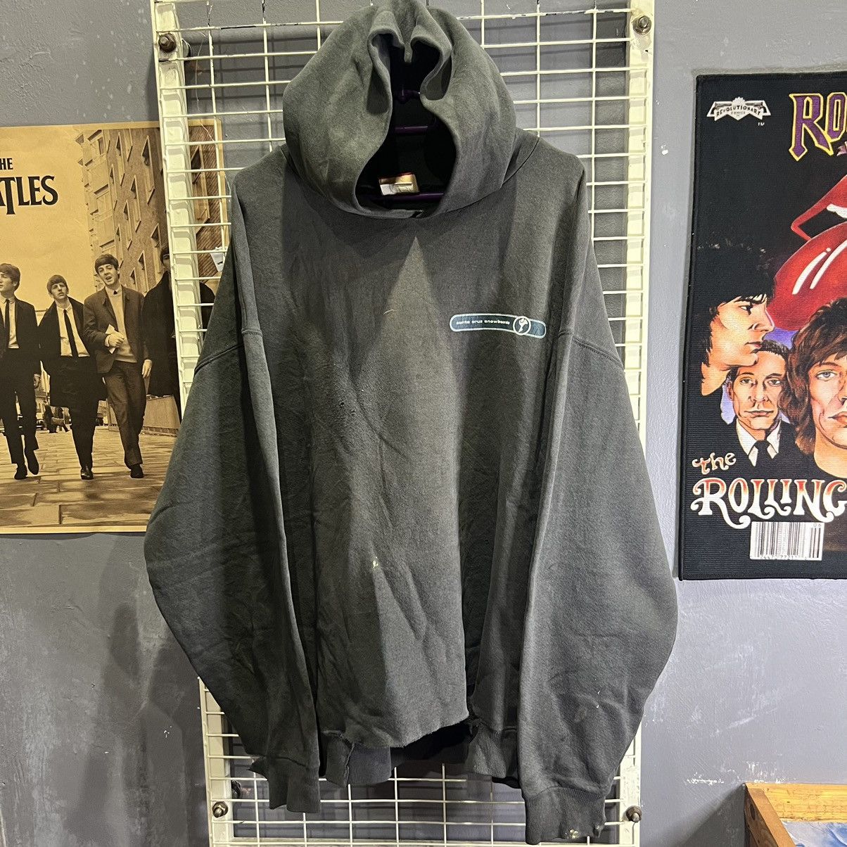 Santa Cruz Skateboards “VINTAGE” SANTA CRUZ SNOWBOARDS DISTRESS HOODIE Size US XL / EU 56 / 4 - 1 Thumbnail
