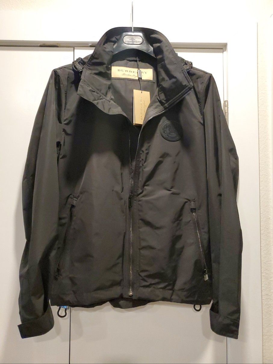 Burberry Burberry Hedley Black Hood Jacket Sz 52 Size US L / EU 52-54 / 3 - 1 Thumbnail
