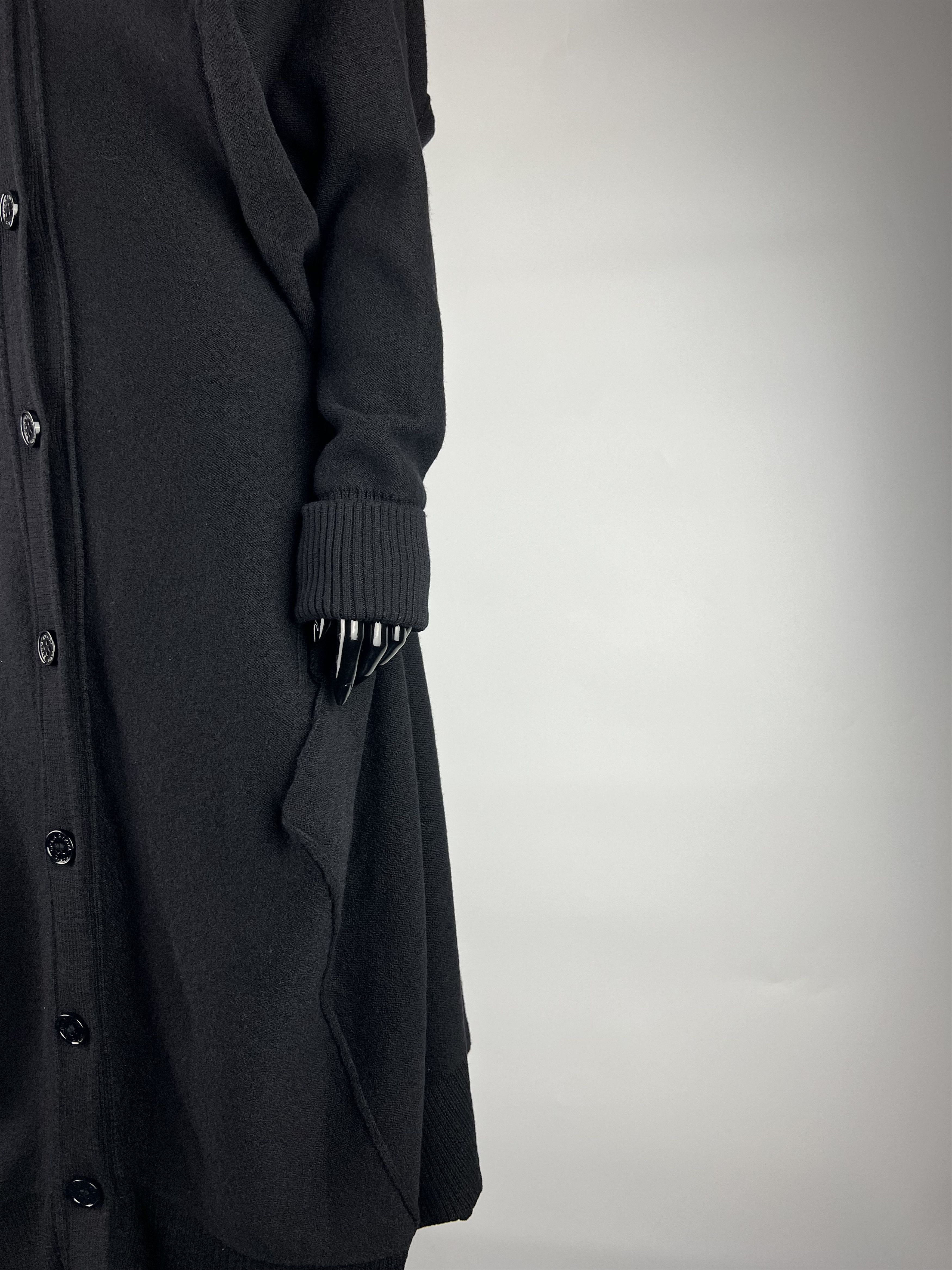Sonia Rykiel Sonia Rykiel 100% Wool Long Cardigan Size S Oversized Size S / US 4 / IT 40 - 5 Thumbnail