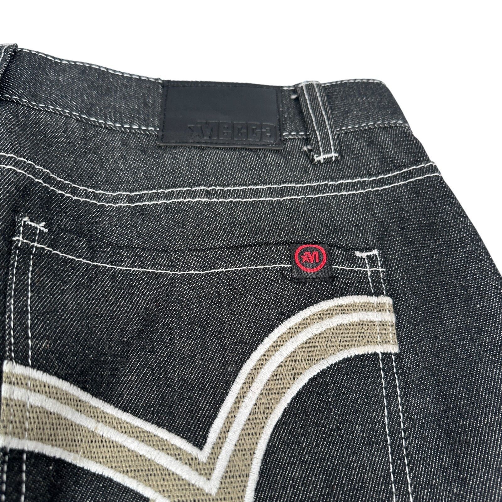Mecca Vintage Mecca Skater Baggy Jeans Men’s 40 Black Y2K Hip Hop Size US 40 / EU 56 - 5 Thumbnail