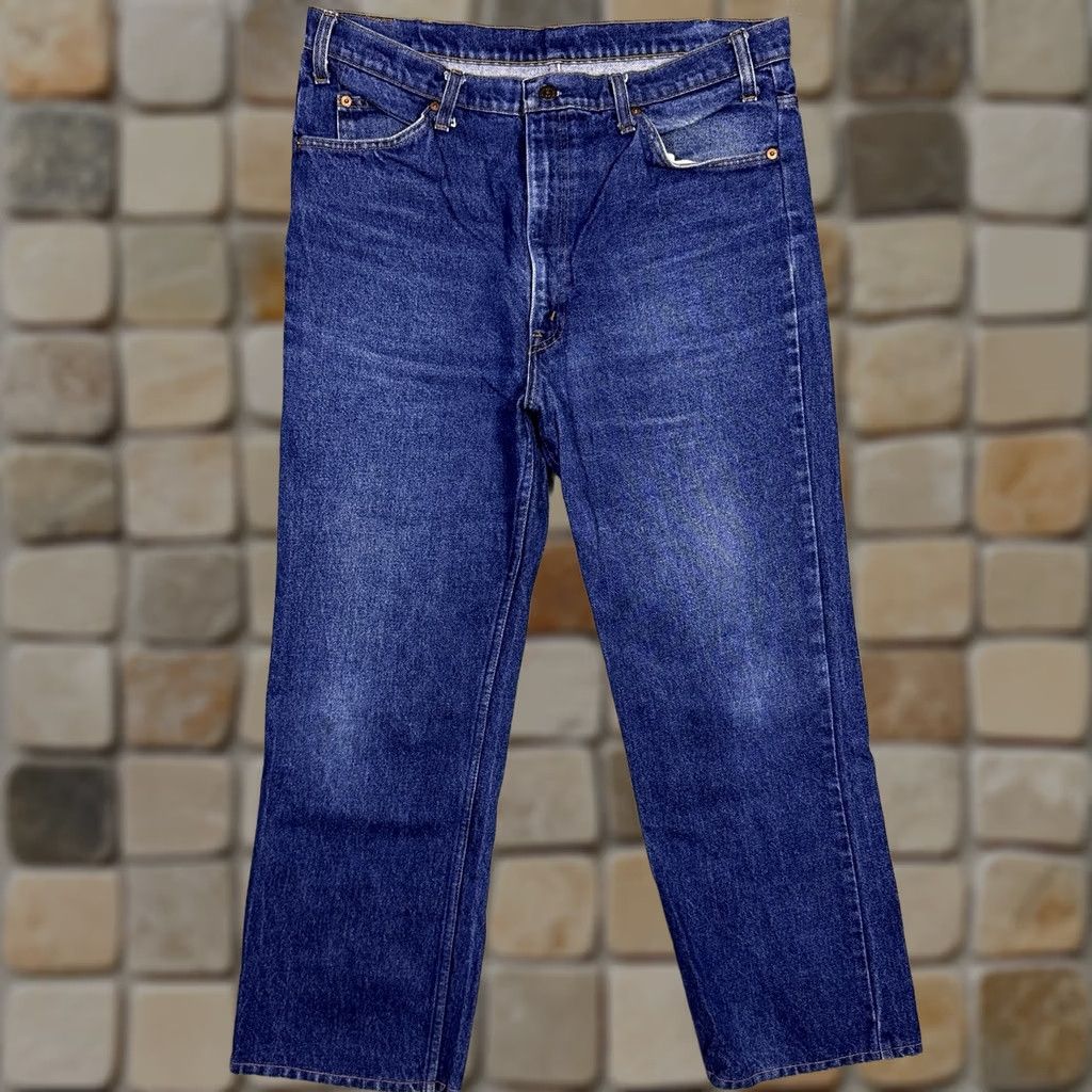 Levi's Levi'S Jeans 38 Blue Orange Tab Mens 38x30 Denim USA Made Scovill Zip Size US 38 / EU 54 - 1 Thumbnail