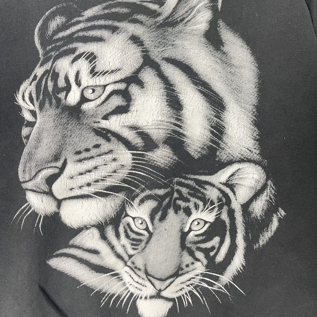 Vintage Vintage Tiger Graphic Crewneck Sweatshirt Double Sided Print Size US M / EU 48-50 / 2 - 8 Thumbnail