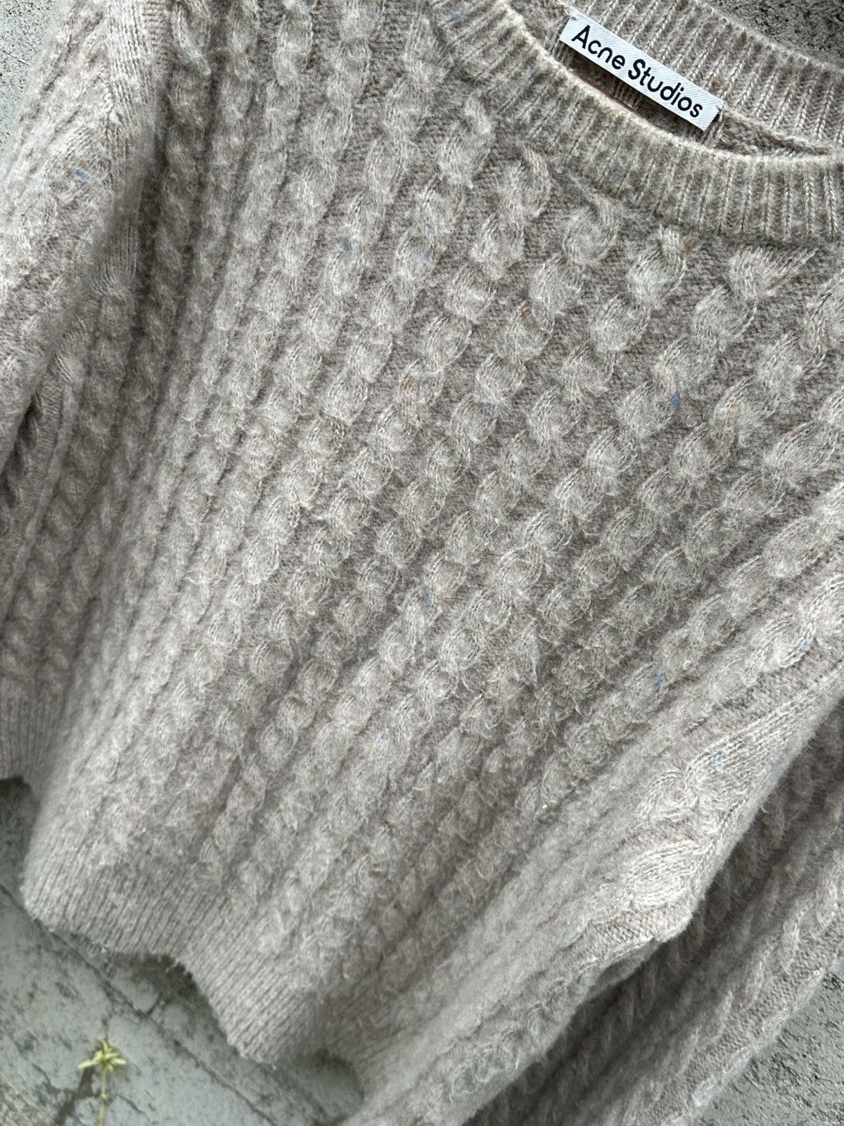Acne Studios RARE GRAIL Acne Studios specked cable knit sweater Size US M / EU 48-50 / 2 - 6 Thumbnail
