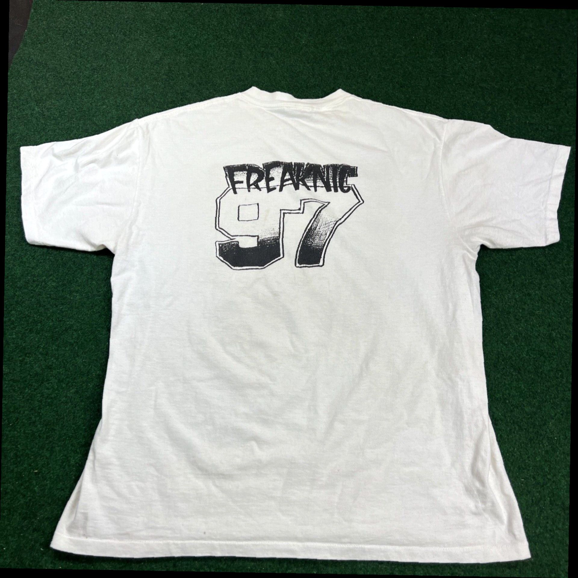 Other vintage Freaknic 1997 Rap tee Concert tee Lock Up Police Line Very rare Size Xl Size US XL / EU 56 / 4 - 1 Thumbnail