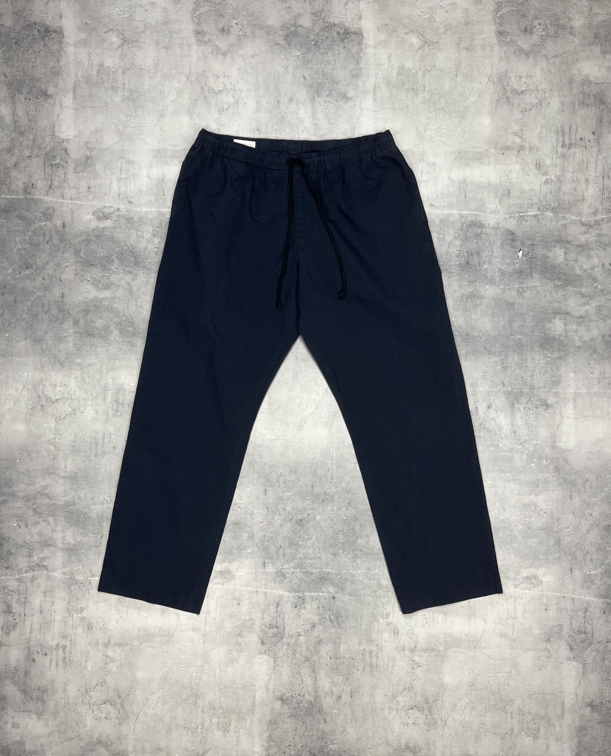 Dries Van Noten Dries Van Noten Navy Blue Mens Chino Baggy Pants Size 50 Size US 30 / EU 46 - 1 Thumbnail