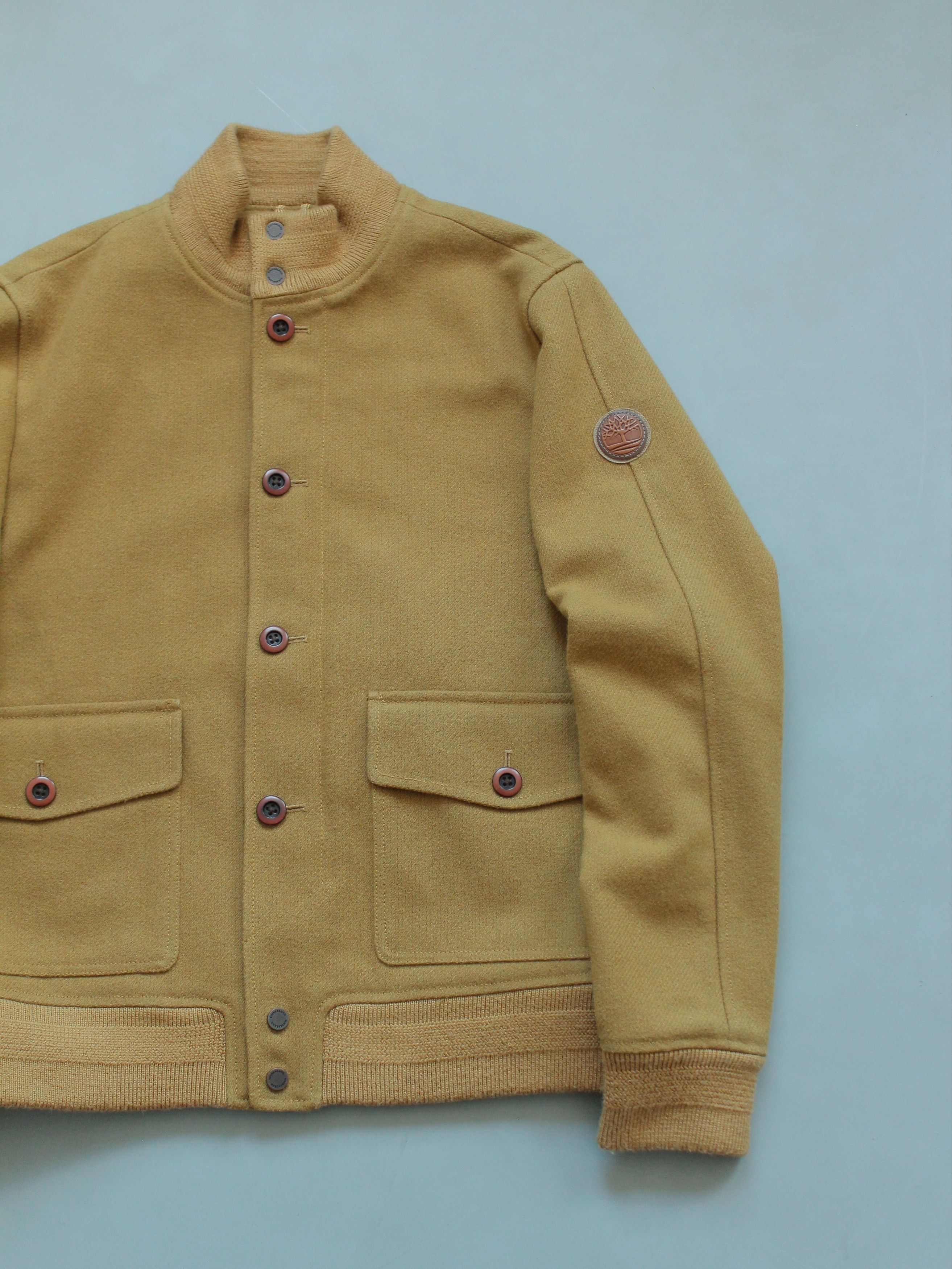 Timberland Moxie Wool Mountain Bomber Jacket Old Money Light Brown M-L Size US M / EU 48-50 / 2 - 2 Thumbnail