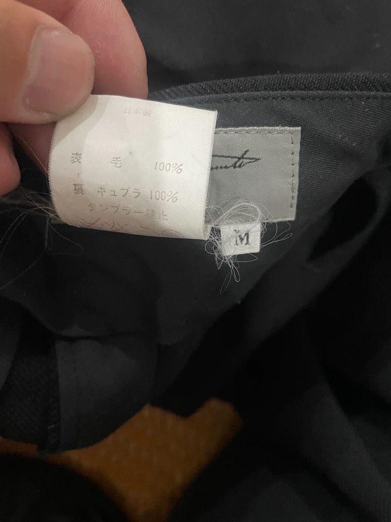 Yohji Yamamoto Yohji Yamamoto size m 1991aw wool two-pleated trousers Size US 28 / EU 44 - 4 Thumbnail