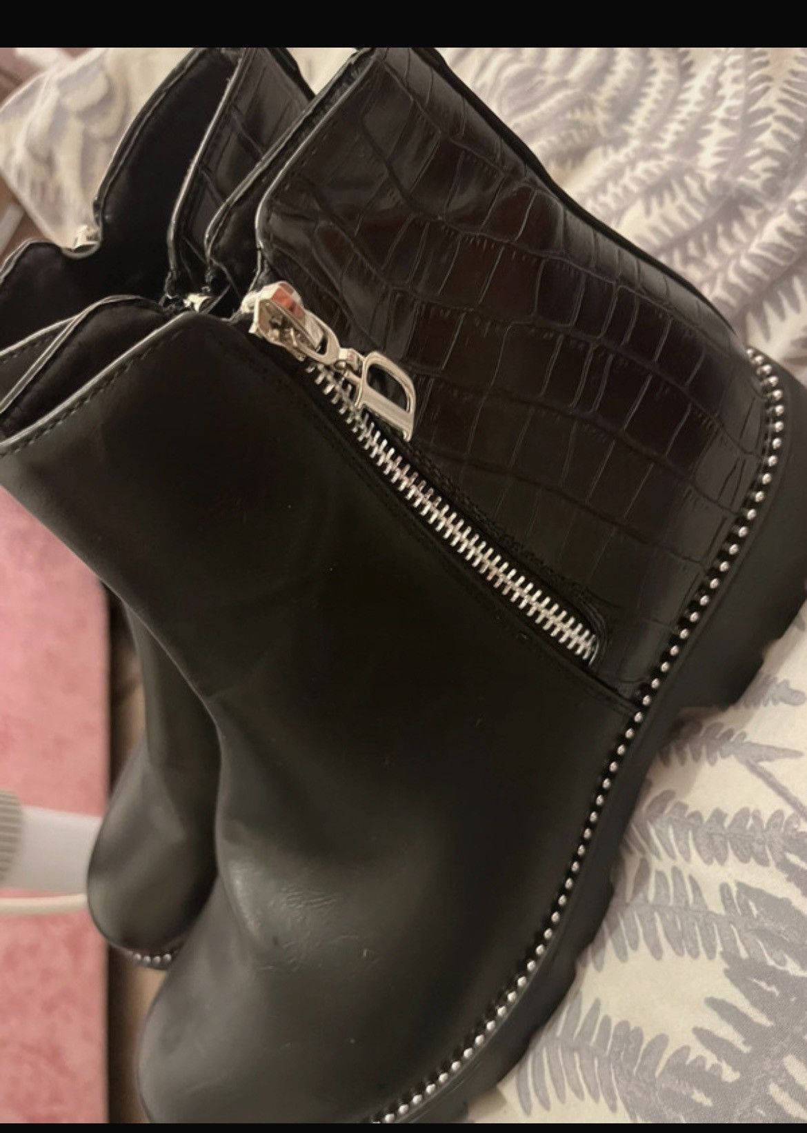 Other Blackboots Size US 10.5 / IT 40.5 - 3 Thumbnail